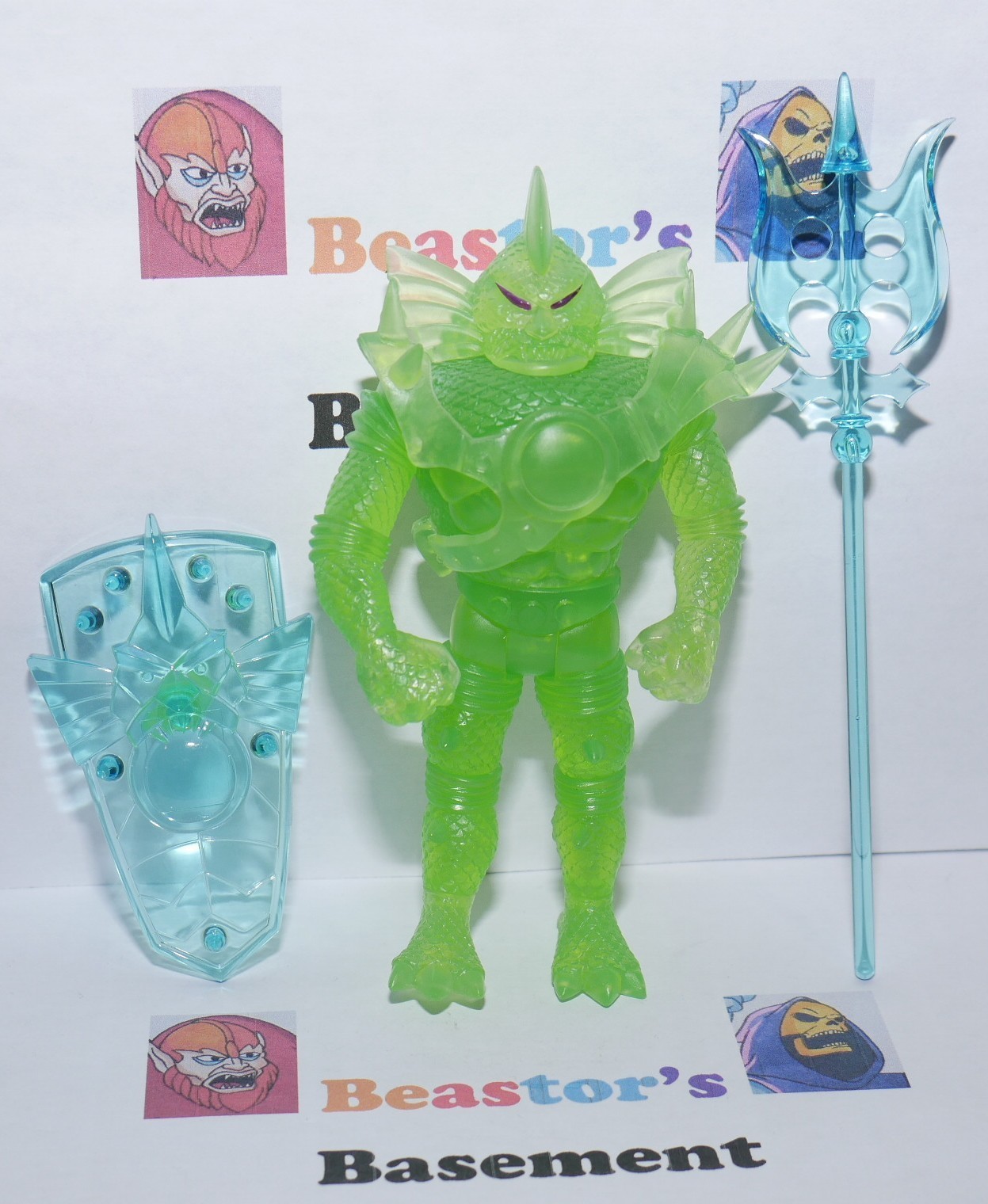 Outer Space Men Four Horsemen Colossus Rex Green Alpha Phase SDCC 2013 Exclusive