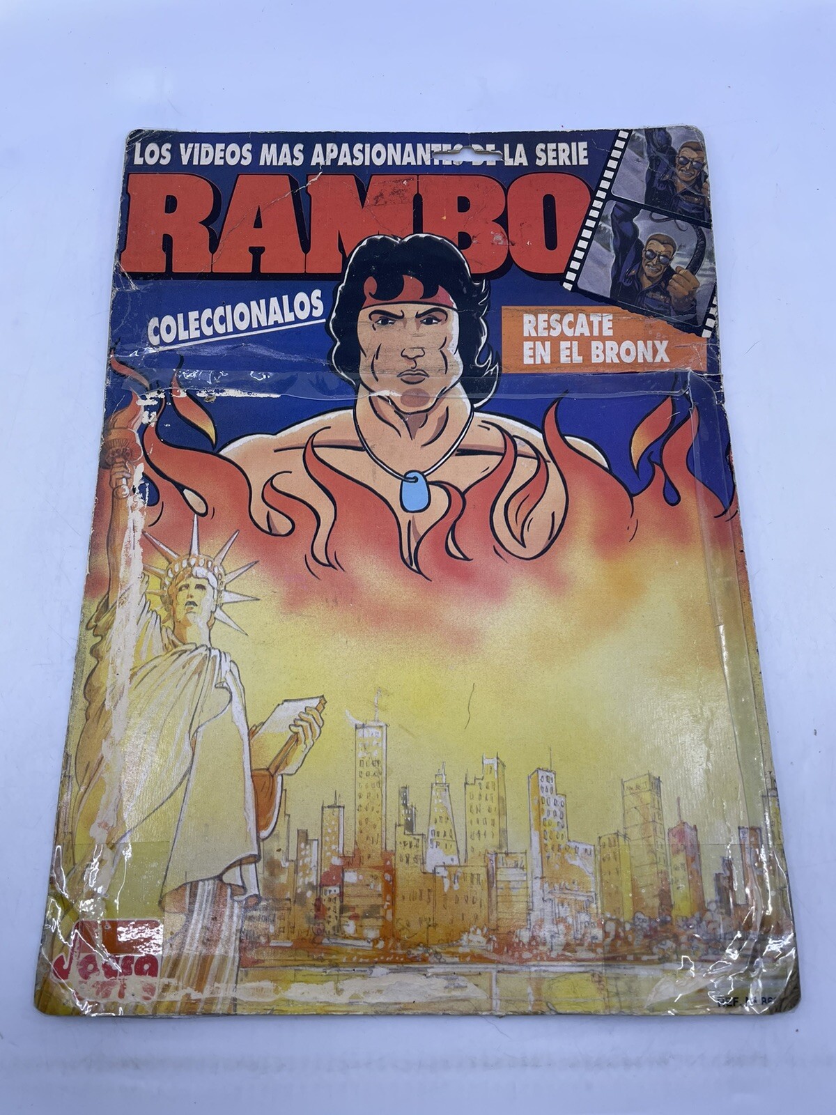 1988 RAMBO Card Back Only JOCSA ARGENTINA ( Rough)