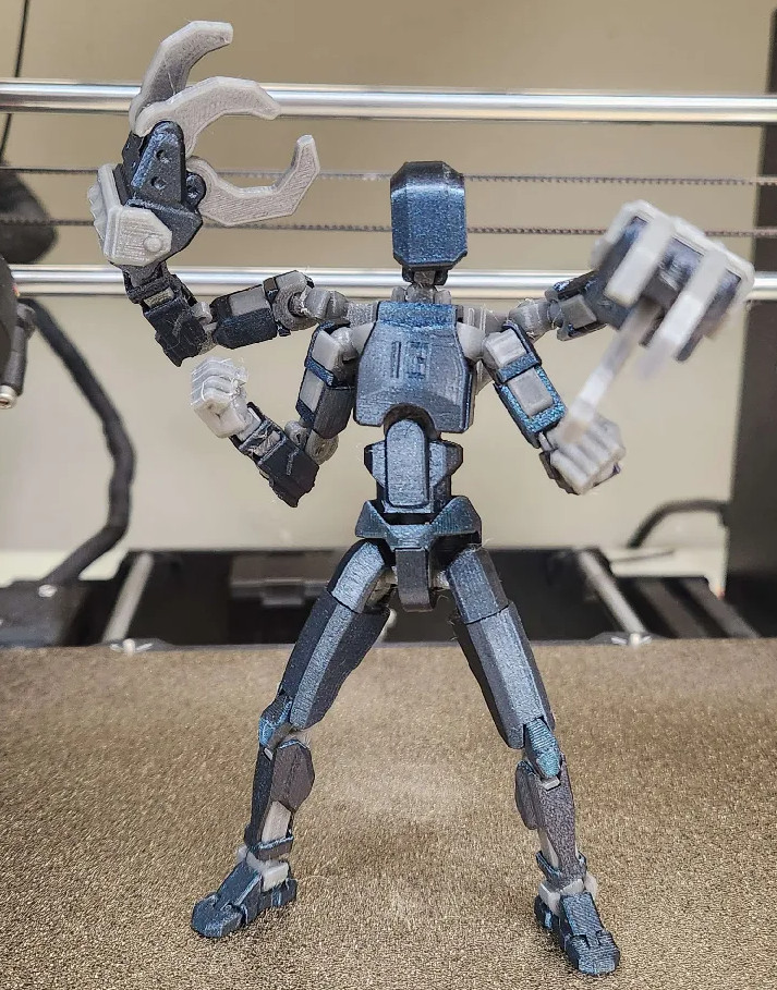 Power Claws for Dummy 13 | 3D Printed Action Figure Doll Accessory
