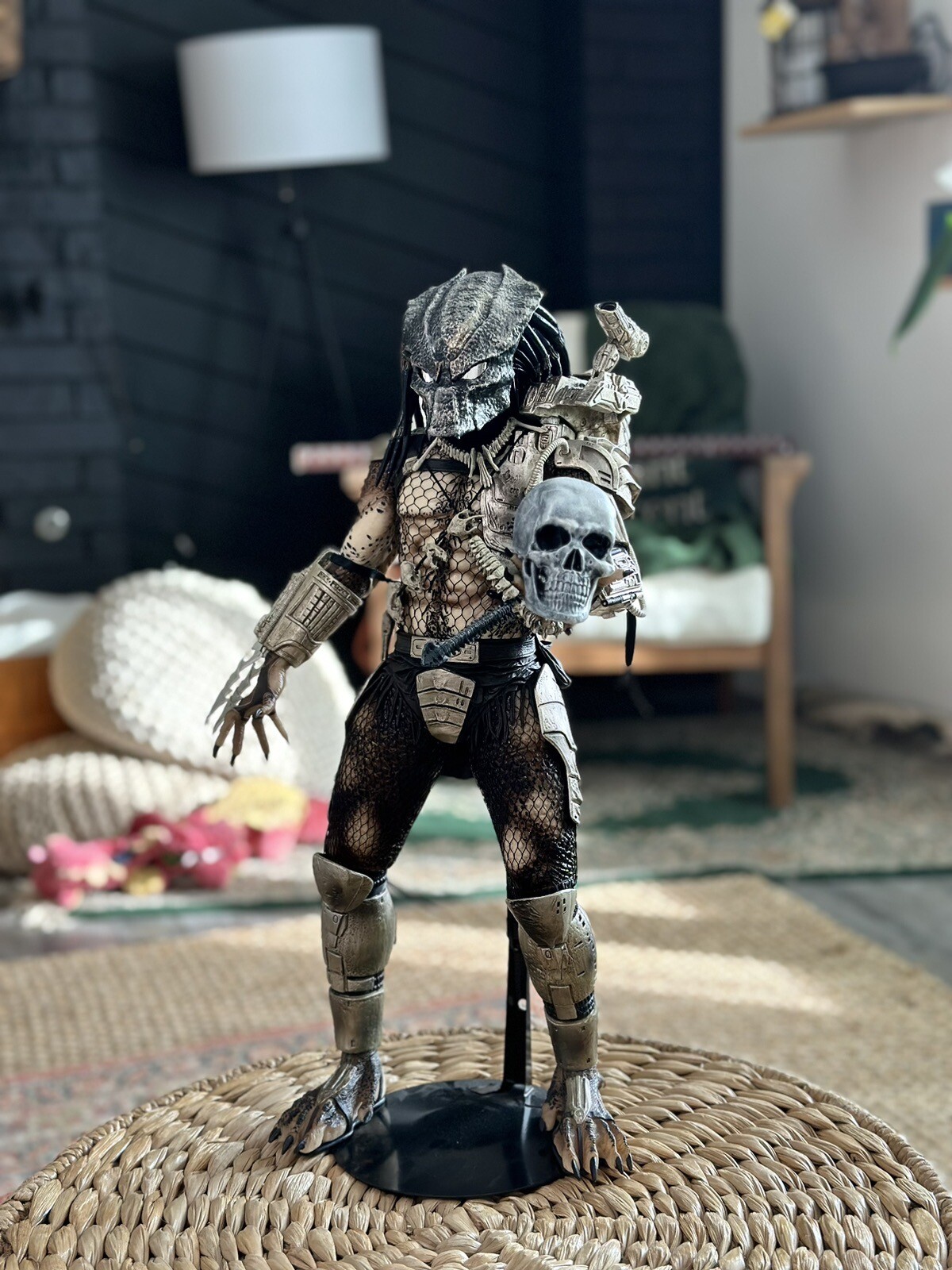 Custom 1/4 Wretch Predator Mask For Neca Jungle Hunter Predator-MADE TO ORDER