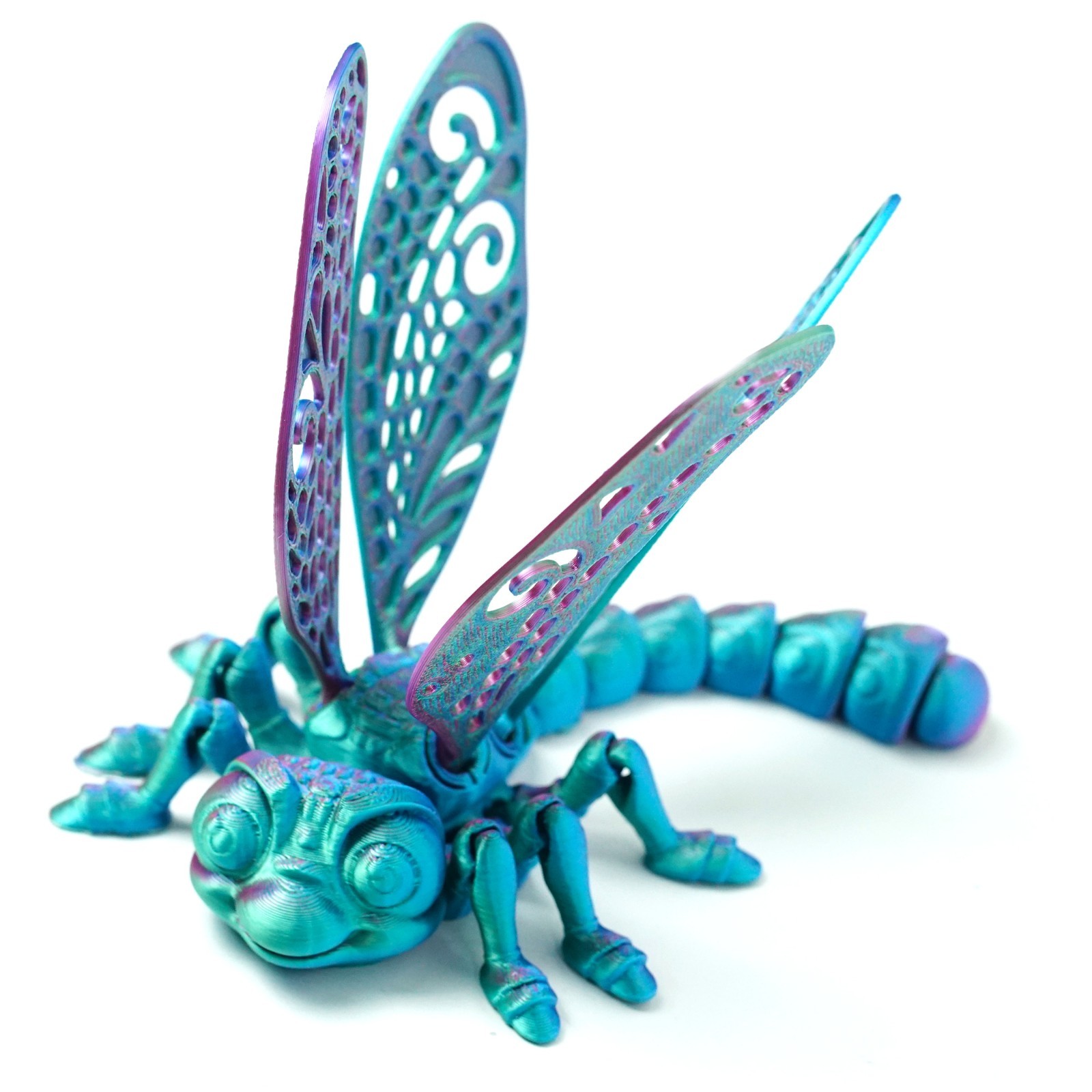 3D Printed Dragonfly Model,Articulated Animals Figure,Fidget Toys Home Decor