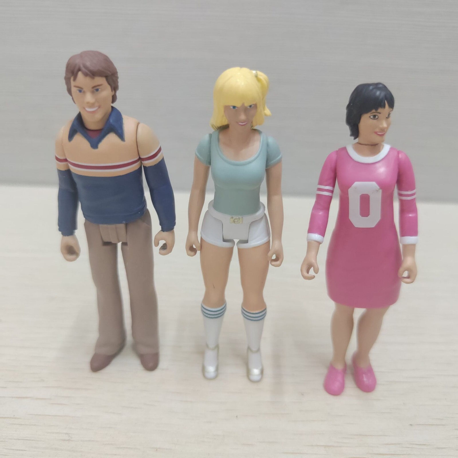 3.75&Prime; Three&rsquo;s Company Retro Action Figures Janet Wood Jack Tripp Chrissy Snow