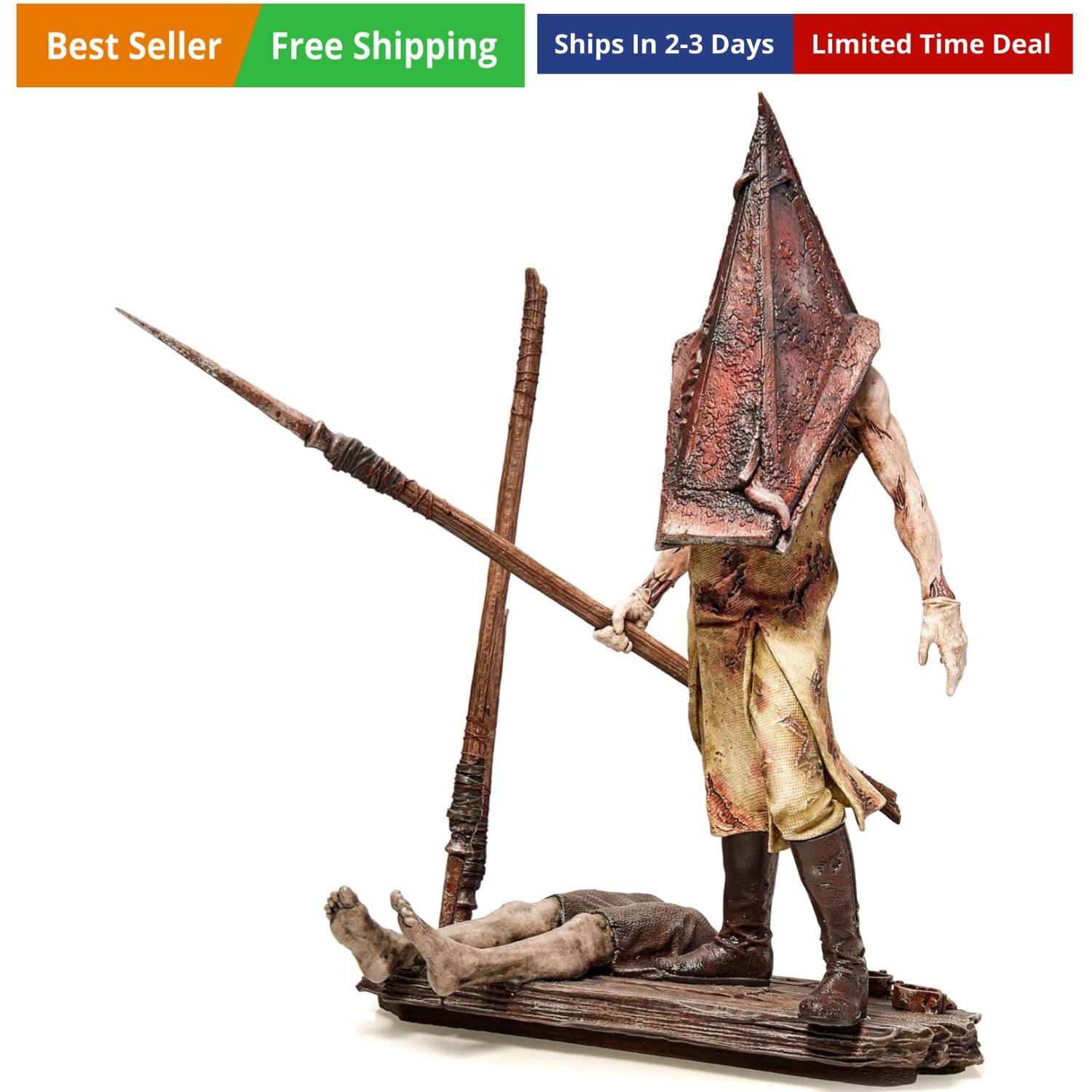 Silent Hill 2 Red Pyramid Thing Figure 11.6″ 29.5cm Collectible Replica Statu…