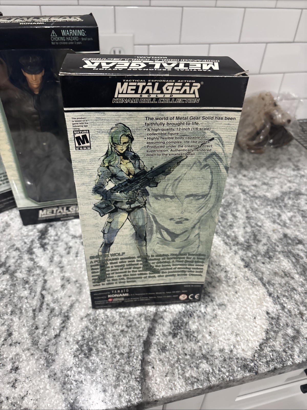 Metal Gear Solid Konami Doll Collection 12&Prime; Solid Snake, Liquid Snake & Sniper W