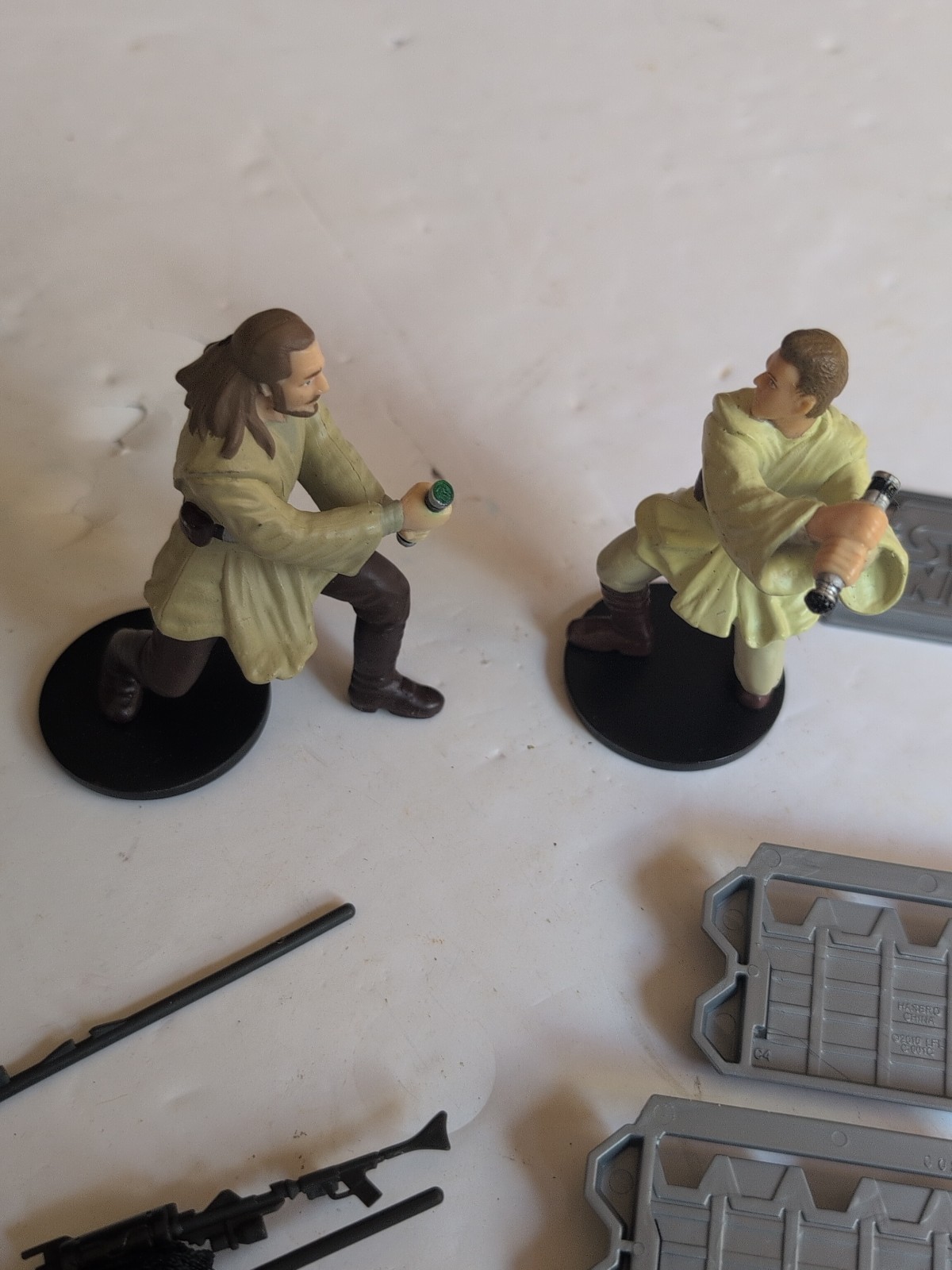 Applause Vtg Star Wars Action Figure SET 1999 Damaged With Weapons And Dice
