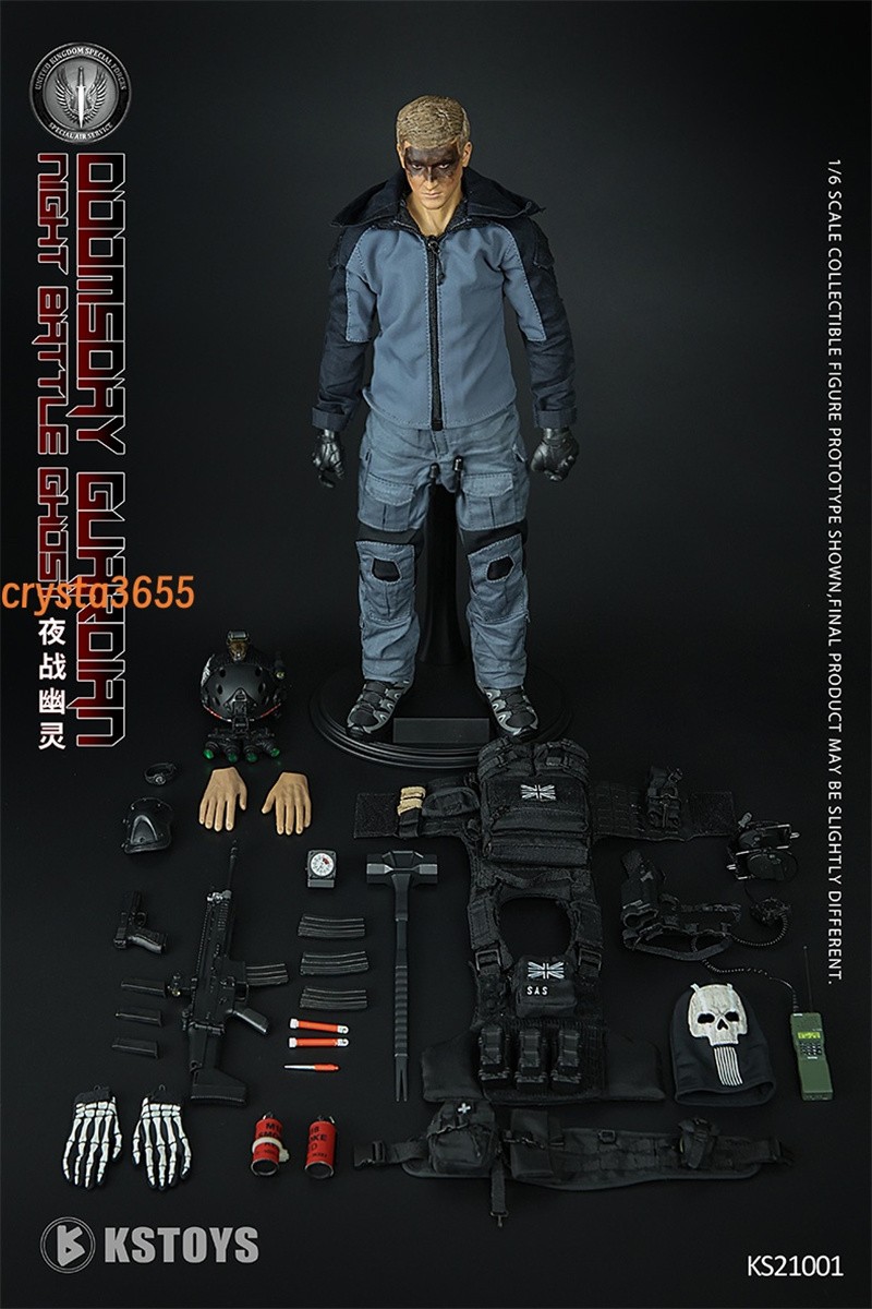 FLAGSET KS21001 Night War Ghost Simon Riley 1/6 Action Figure In Stock