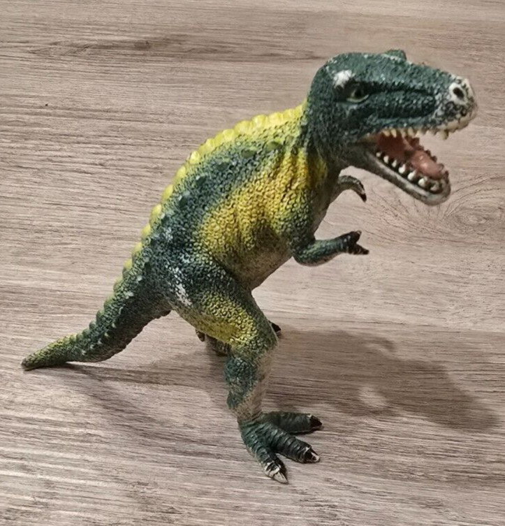 2006 5&Prime; ToyMajor Green/Yellow T-REX Tyranosaurus Dinosaur PVC Toy Figure JP