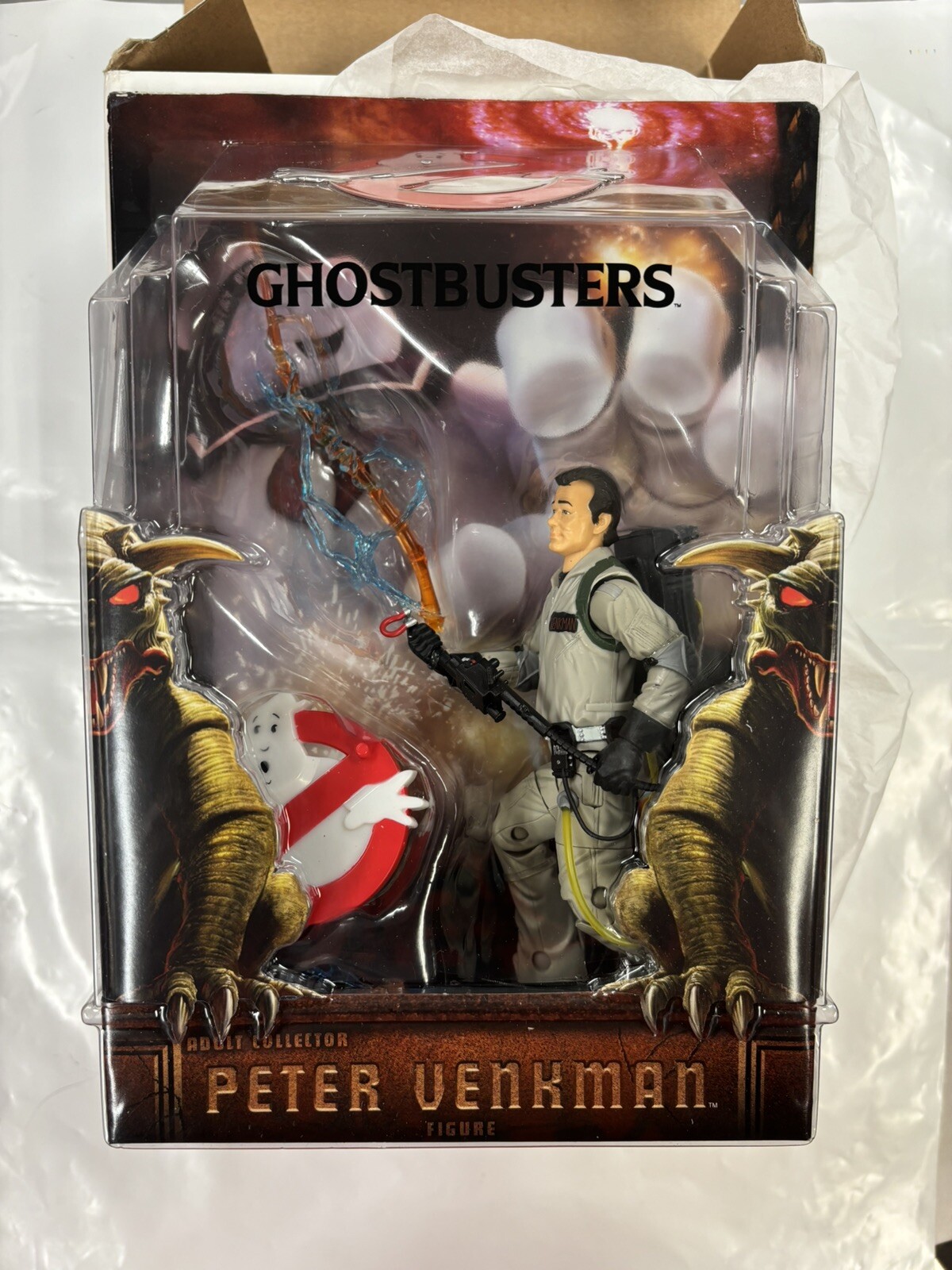Boxed Ghostbusters Peter Venkman With Proton Stream 6 Inch Action Figure R6270