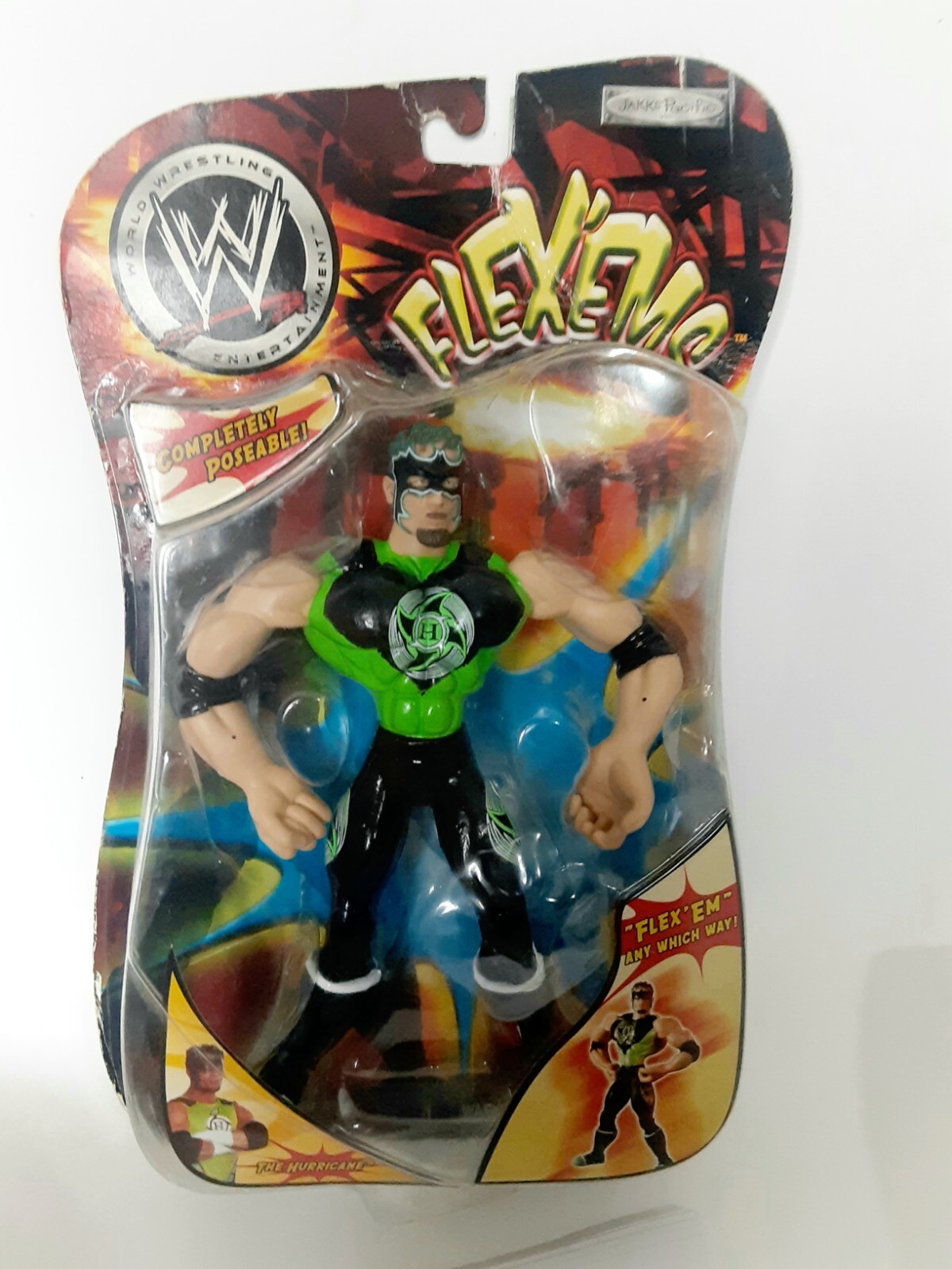 Jakks Pacific WWE Flex’ems The Hurricane Figure Shane Helms WWF Bendable Vintage