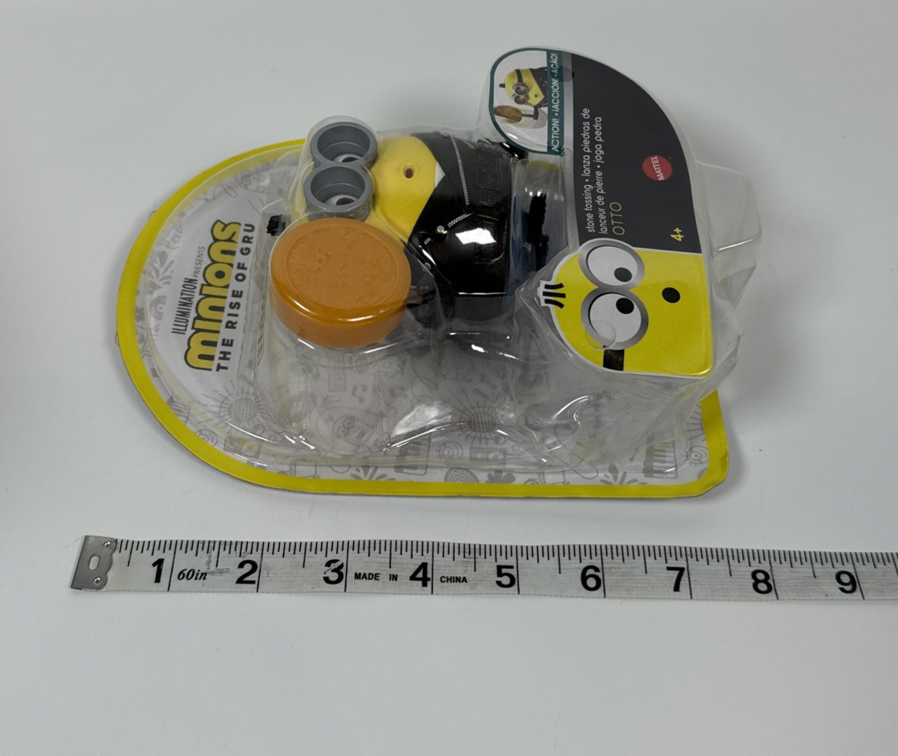 2019 Mattel Minions The Rise of Gru: Stone Tossing Otto NIP