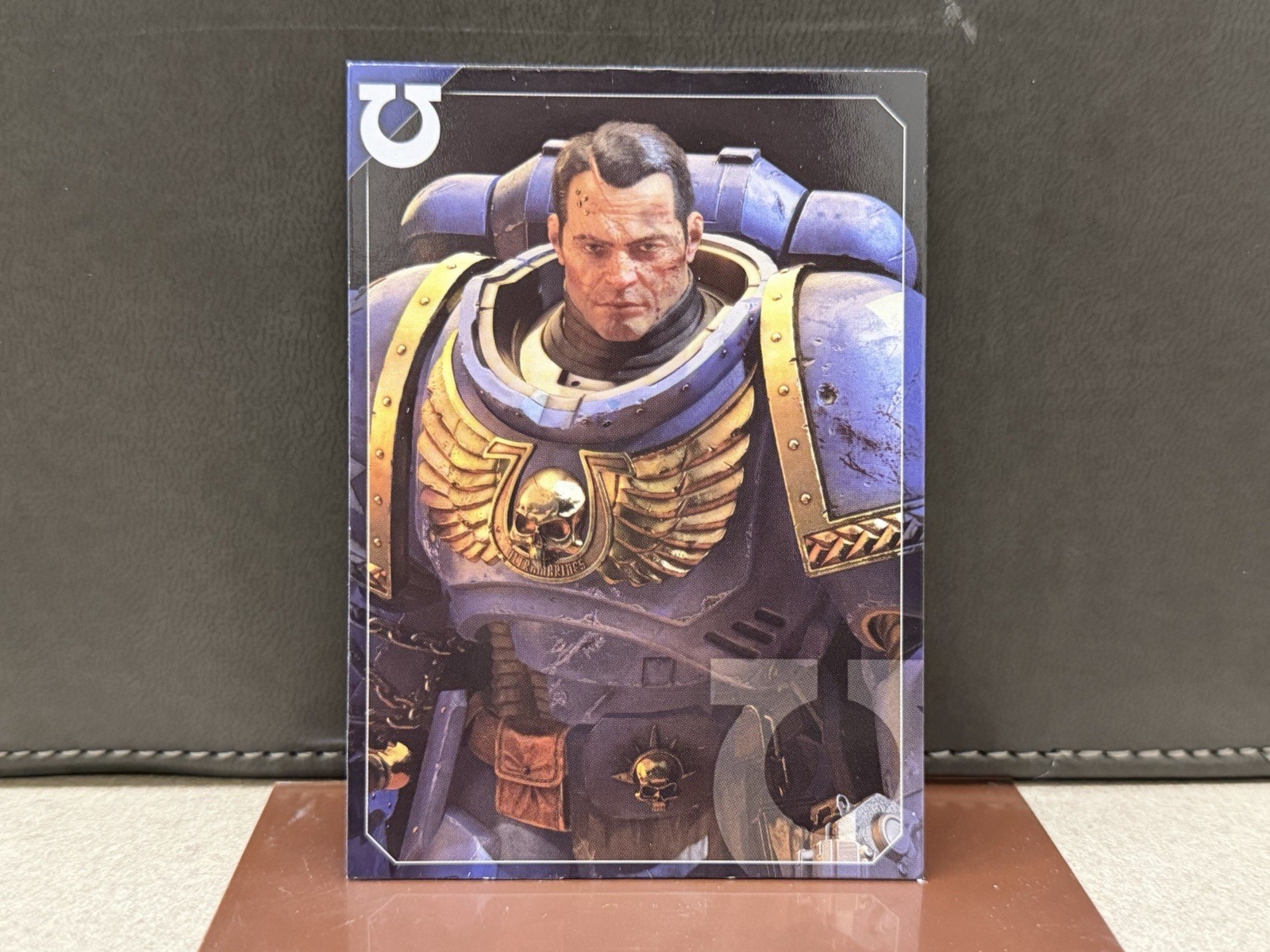 MCFARLANE TRADING CARD WARHAMMER 40,000 LIEUTENANT TITUS ULTRA MARINES 40K