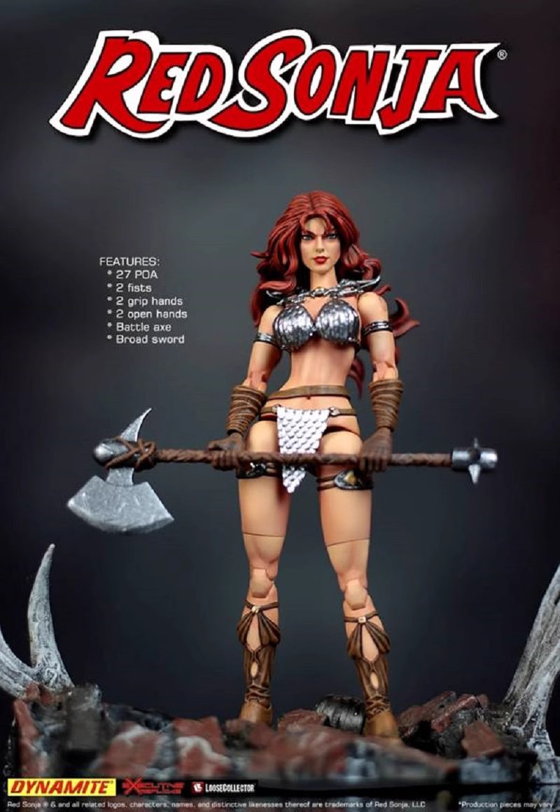 Executive Replicas 1/12 Red Sonja Action Figure In Stock