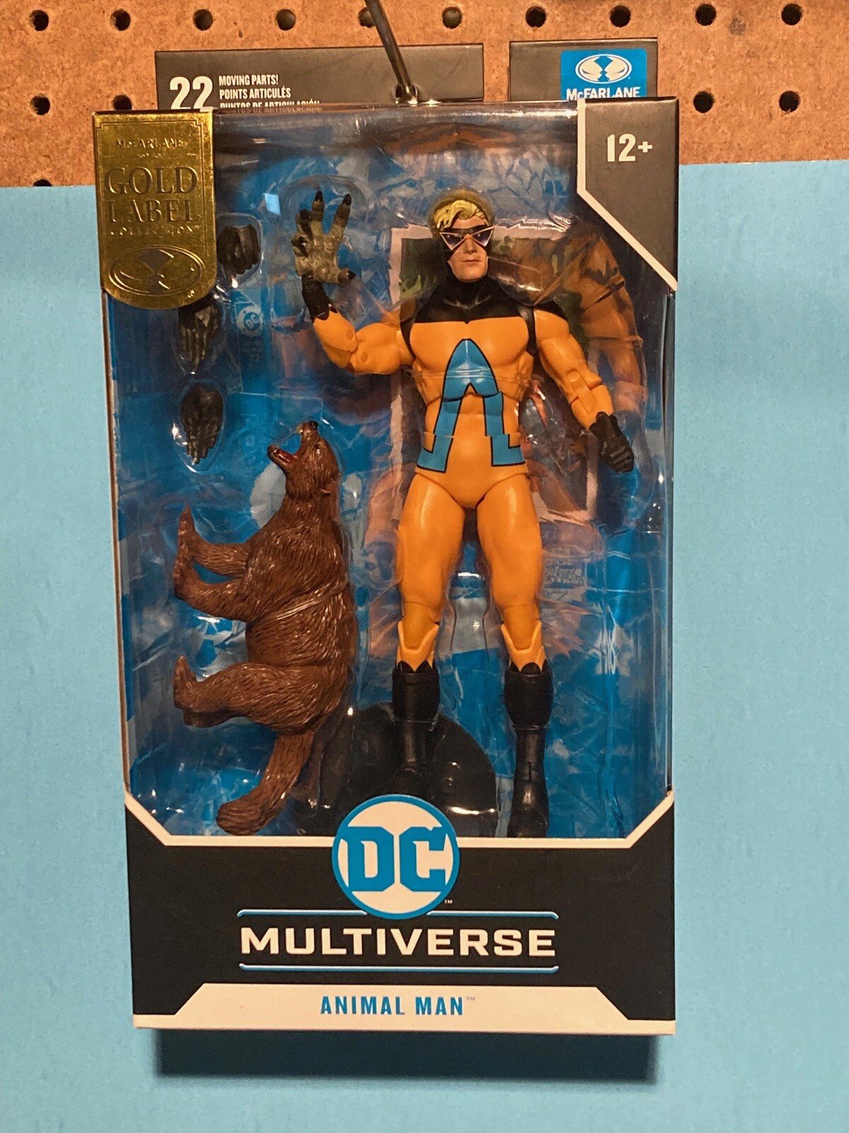 MCFARLANE TOYS DC MULTIVERSE ANIMAL MAN GOLD LABEL ACTION FIGURE SEALED! NEW!