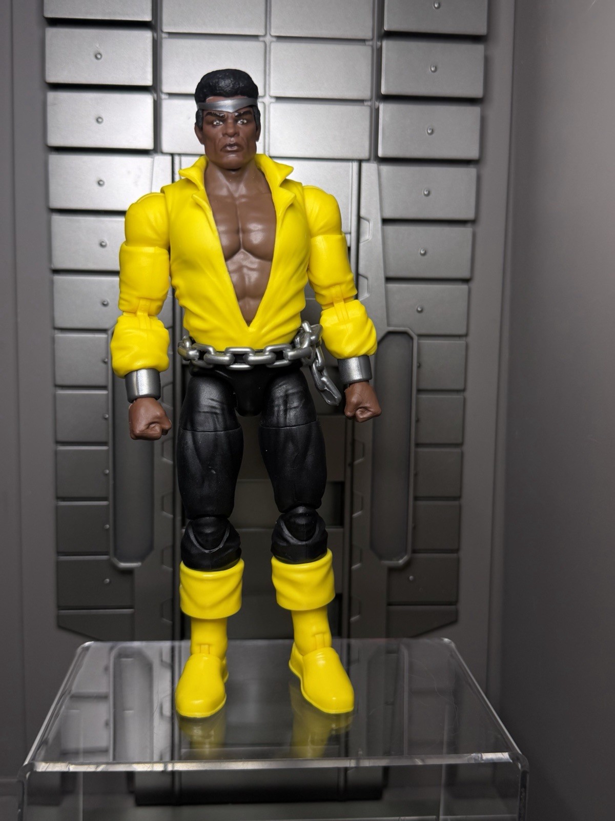 Hasbro Marvel Legends MARVEL KNIGHTS LUKE CAGE 6&Prime; LOOSE Figure Mindless One BAF