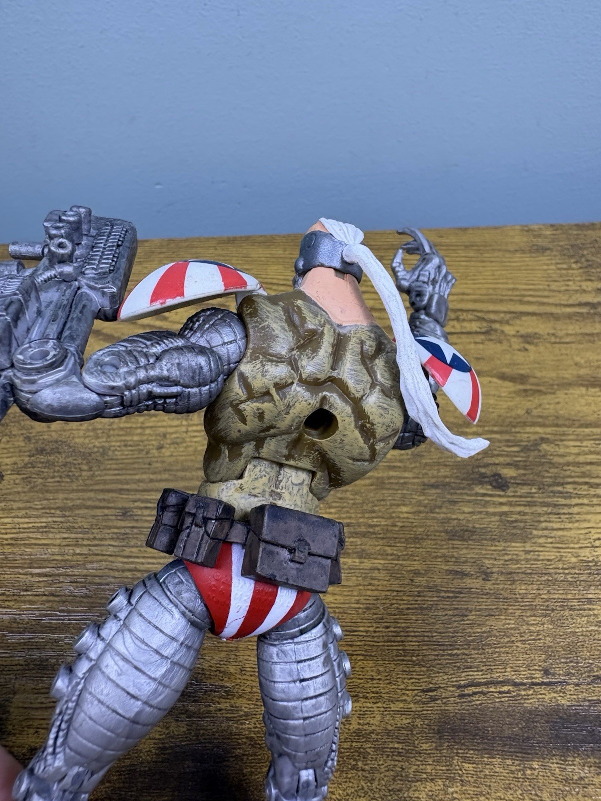 2007 ToyBiz Marvel Legendary Comic Book Series Super Patriot Figure 7” Loose Pit