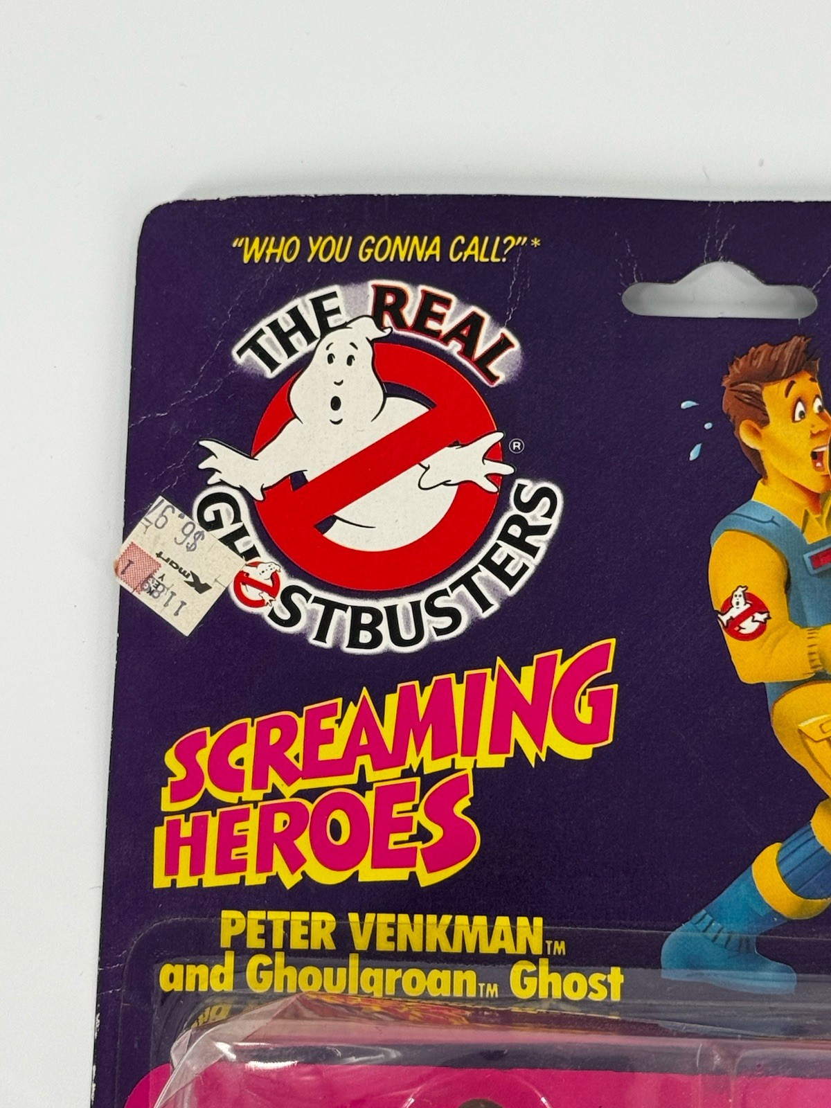 Kenner 1986 Real Ghostbusters Screaming Heroes Peter Venkman MOC 🔥👻 sealed