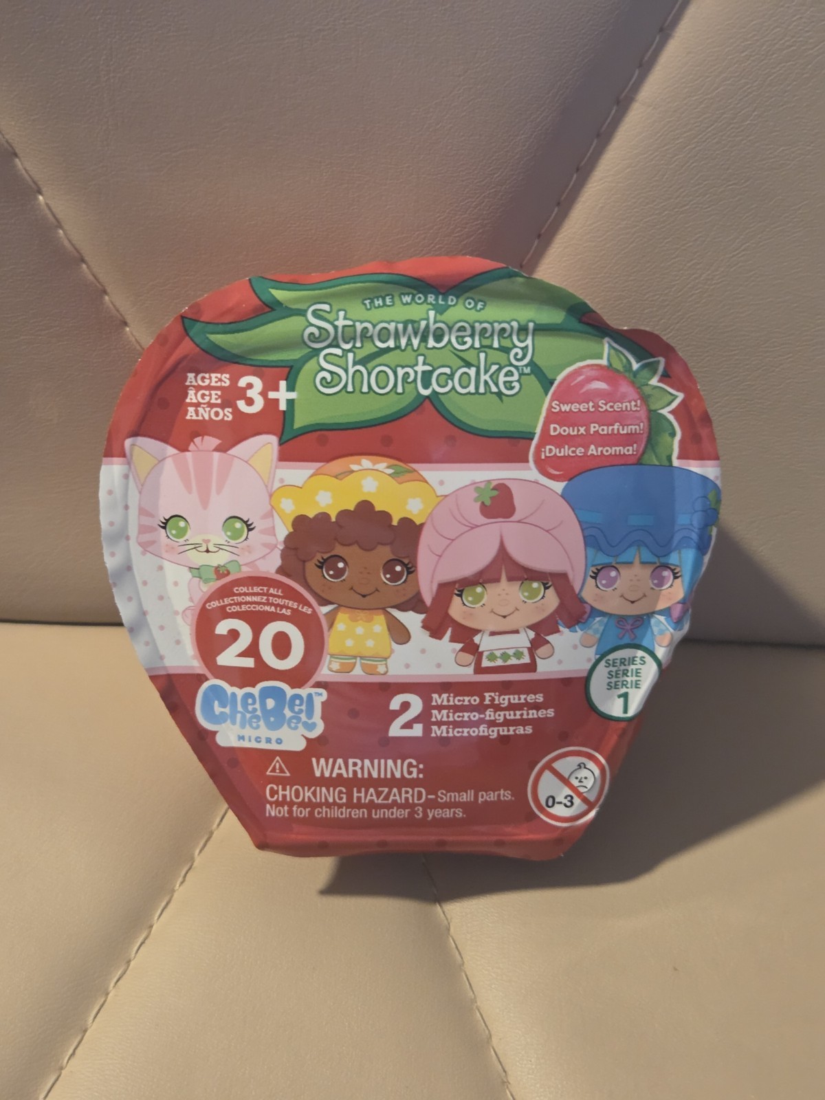 Strawberry Shortcake Cheebee Micro Figure 1.5-Inch Mystery Pack x2 RANDOM Figure