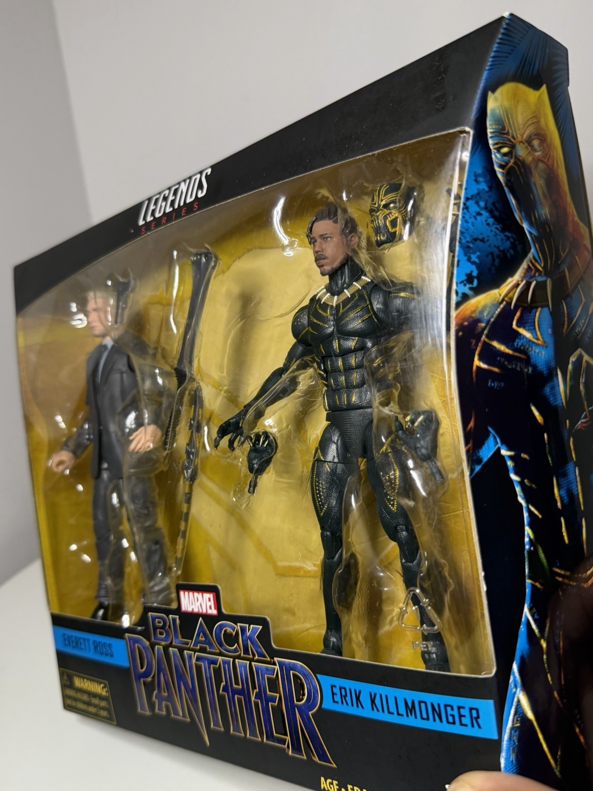 Marvel Legends Black Panther EVERETT ROSS ERIK KILLMONGER 6&Prime; Action Figure New
