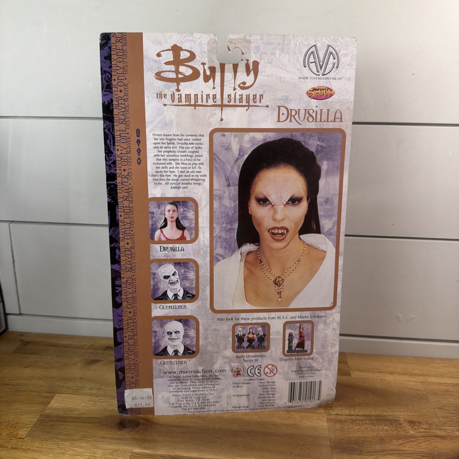 Buffy the Vampire Slayer Drusilla Moore Action Collectibles Juliet Landau figure