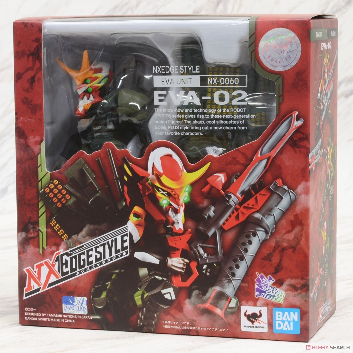 BANDAI NXEDGE STYLE EVA UNIT NX-0060 NEON GENESIS EVANGELION NEW EVA-02 ALPHA