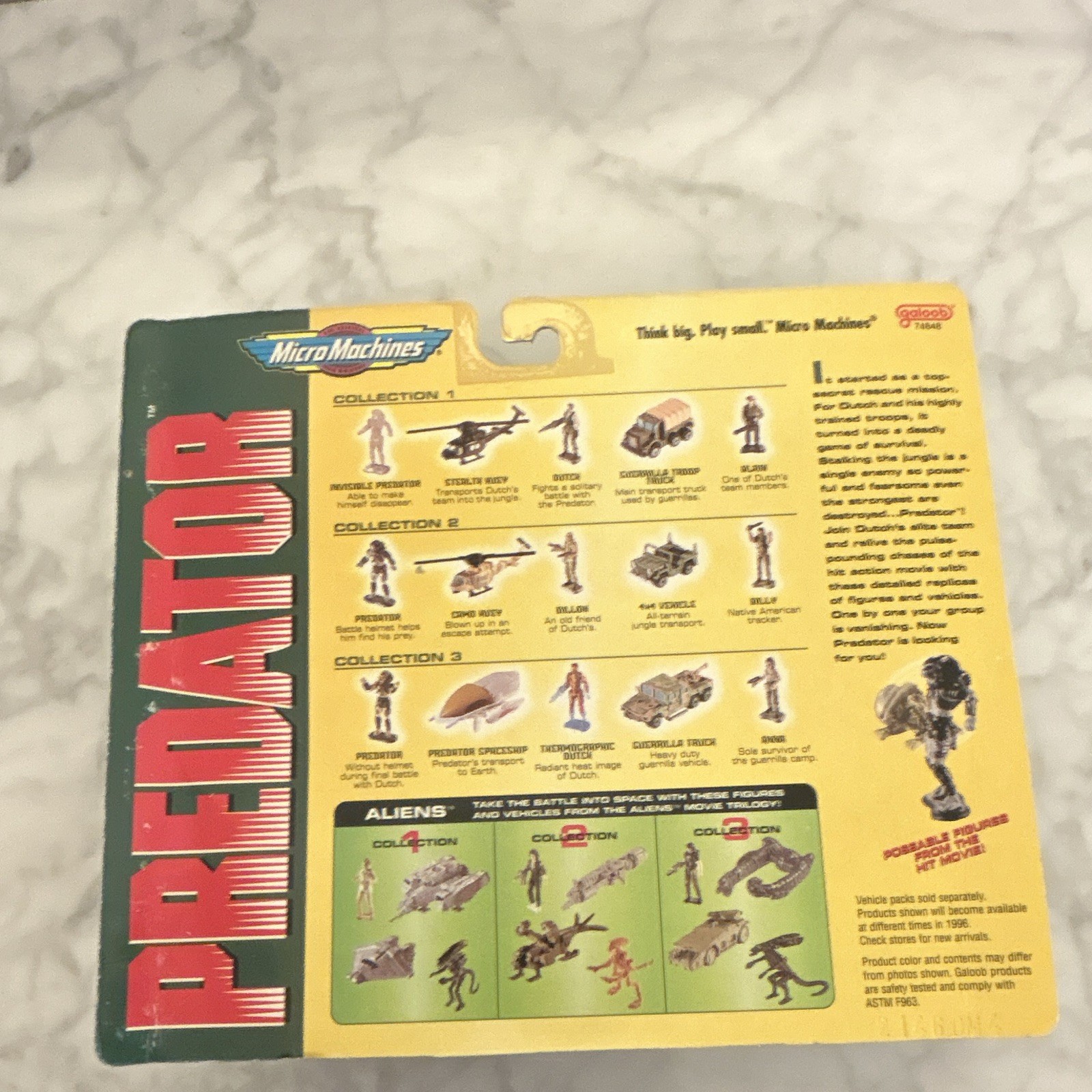 Micro Machines Predator Collection 2 Poseable Figure & Vehicle Set
