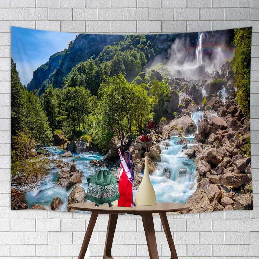 Landscape Nature Action Figure Background Backdrop Diorama Doll House Curtain
