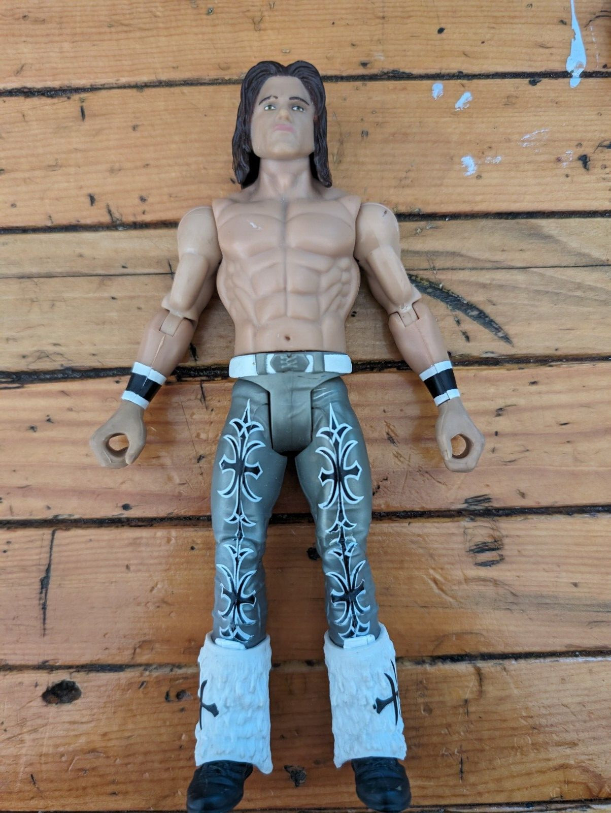 2010 WWE Johnny Nitro /John Morrison Silver Pants 6” Wrestling Figure Figurine