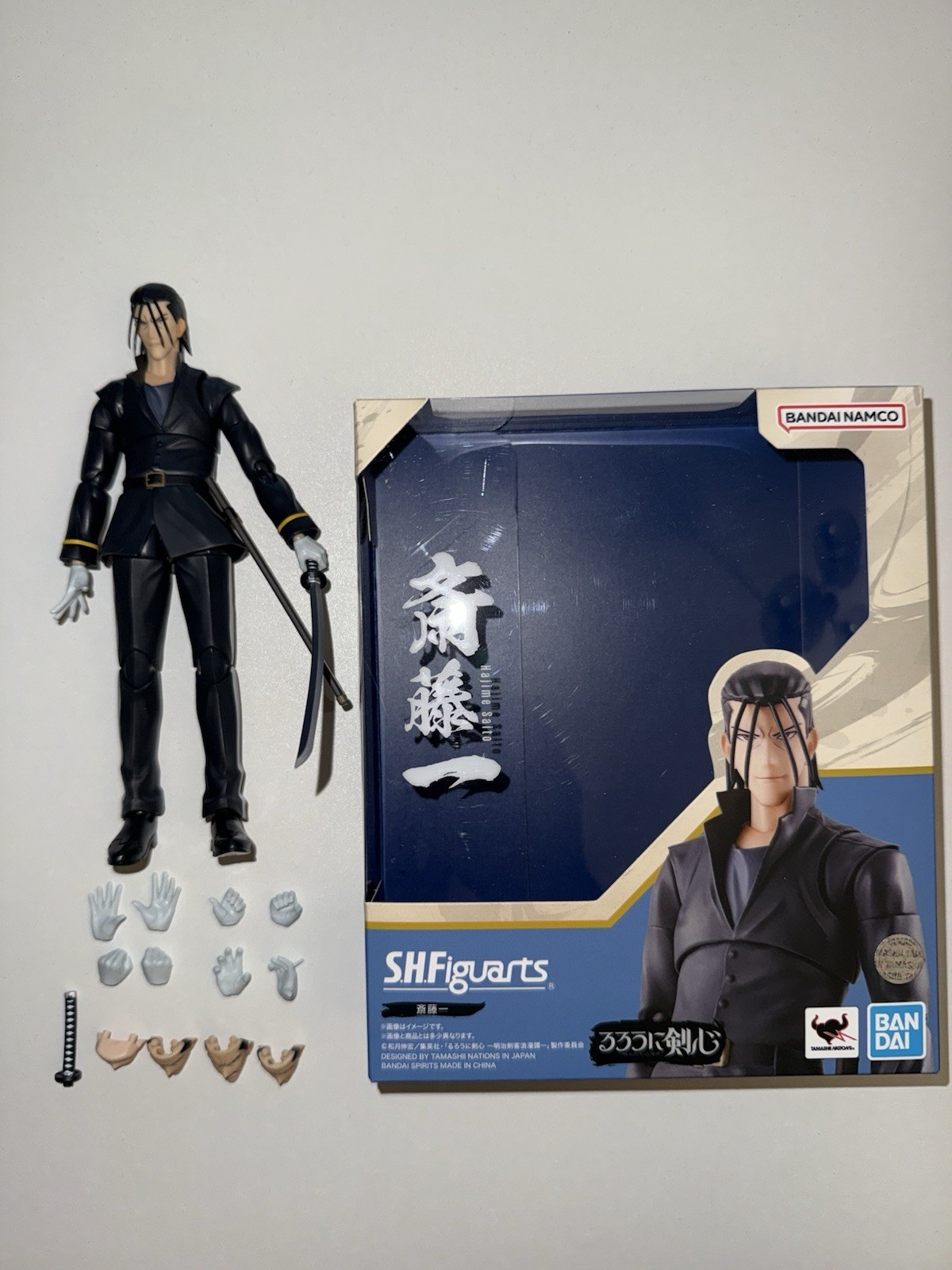 Bandai TAMASHII NATIONS S.H.Figuarts Hajime Saito Rurouni Kenshin