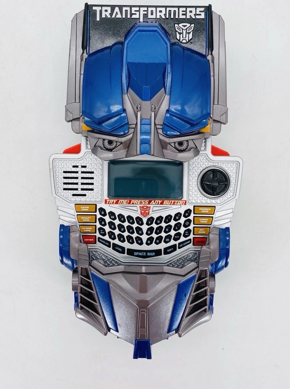 2007 Transformers Optimus Prime Electronic Handheld Computer Game Hasbro Tested