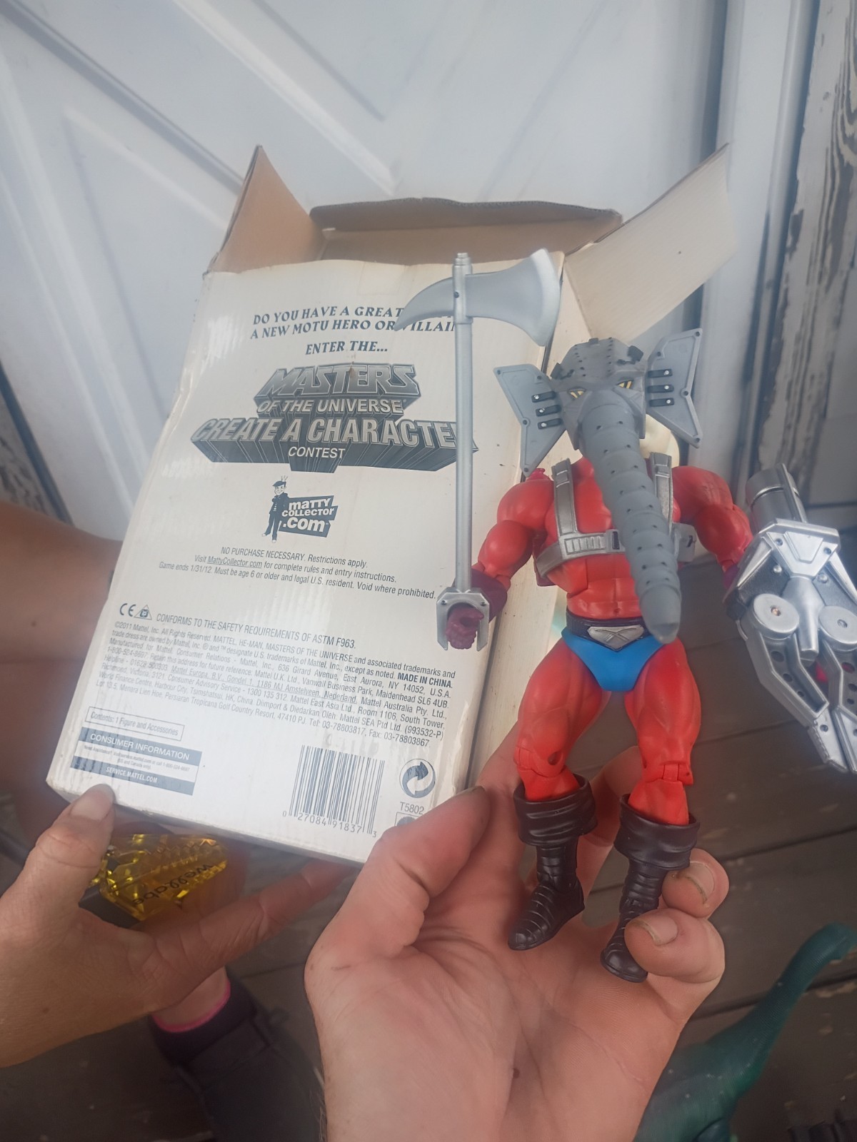 2011 Create a character Very Rare Mattel Masters of the Universe Snout Spout