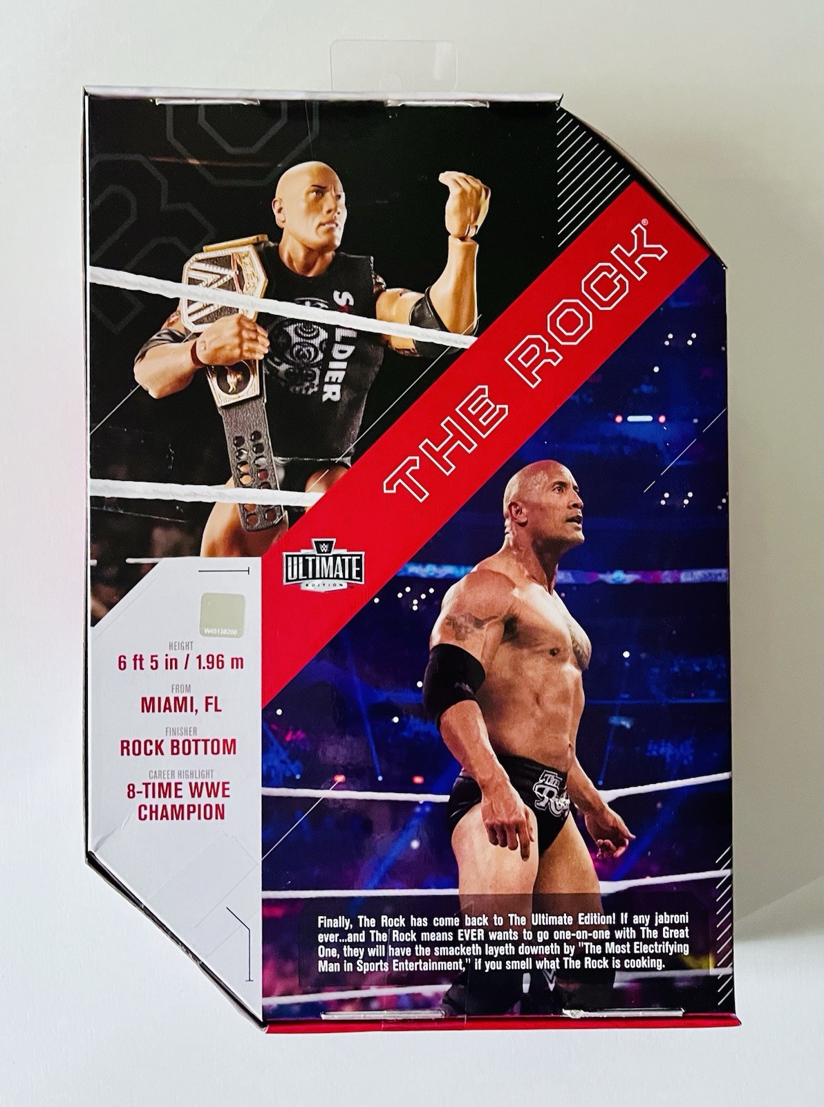 WWE Ultimate Edition The Rock Action Figure Mattel