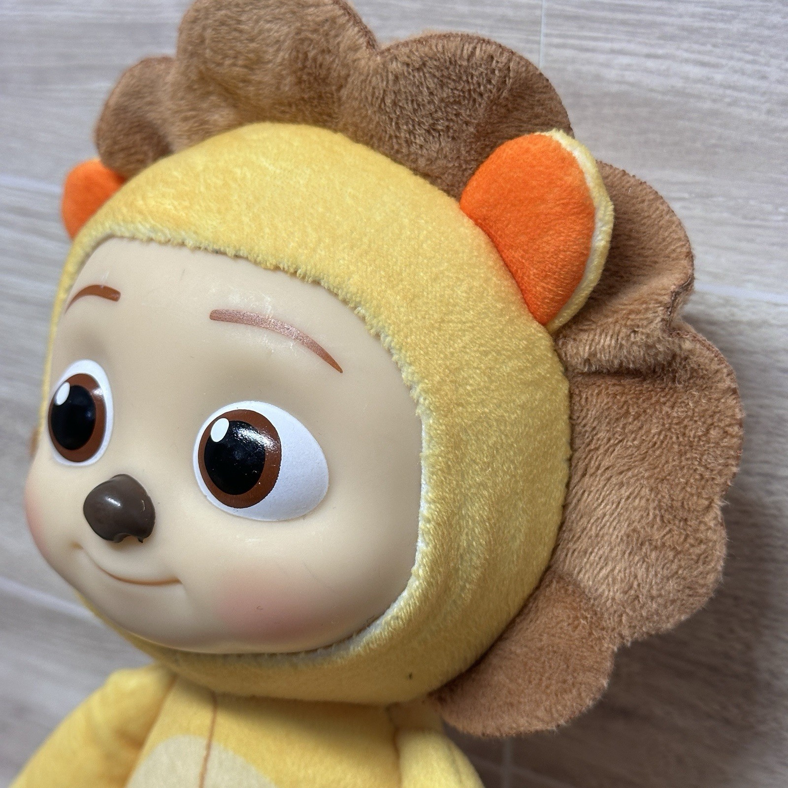 COCOMELON JJ Baby Doll 8” Plush Lion Monkey Giraffe Lot 3 Jazwares GPC