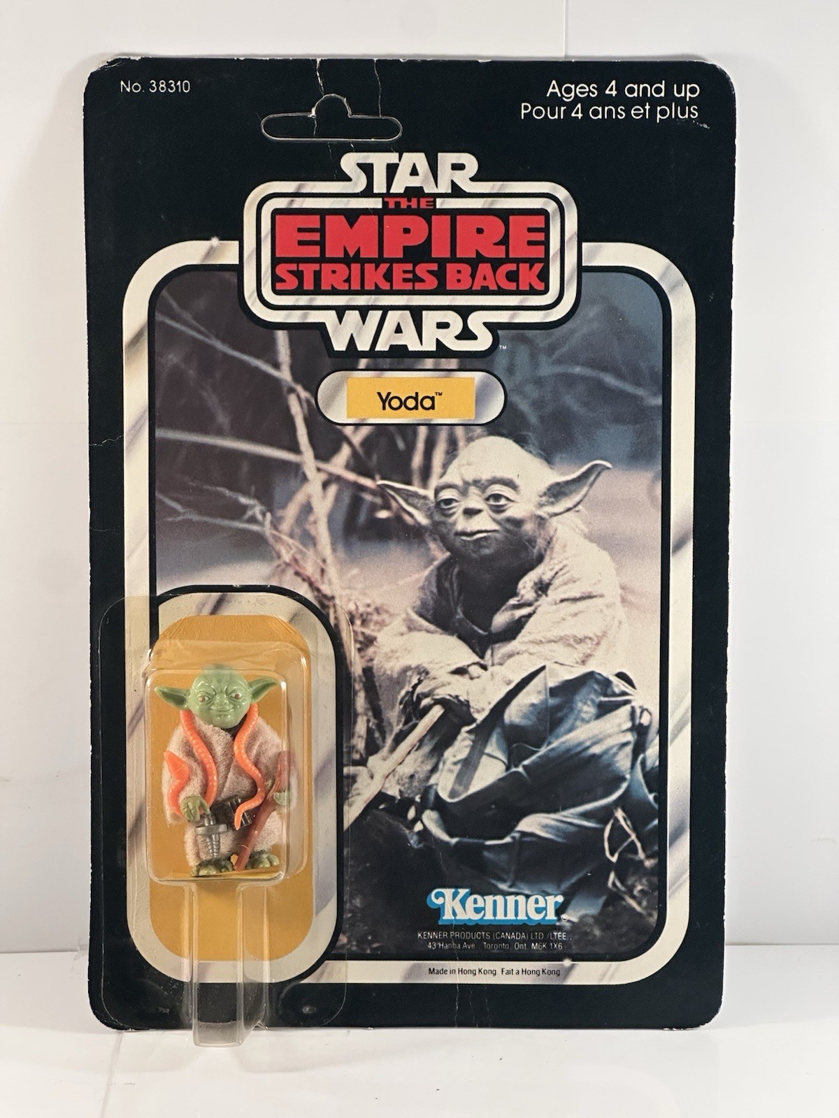 Star Wars 1980 Yoda Empire Strikes Back 32 Back MOC Canadian Canada