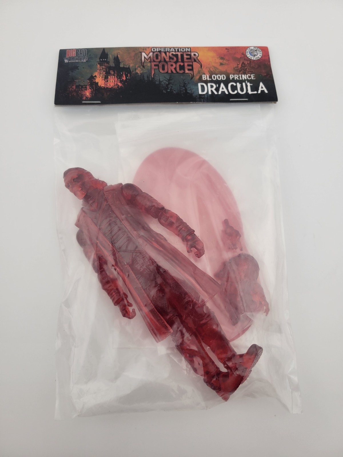 Operation Monster Force BLOOD PRINCE Dracula Exclusive Translucent Red BBTS NEW