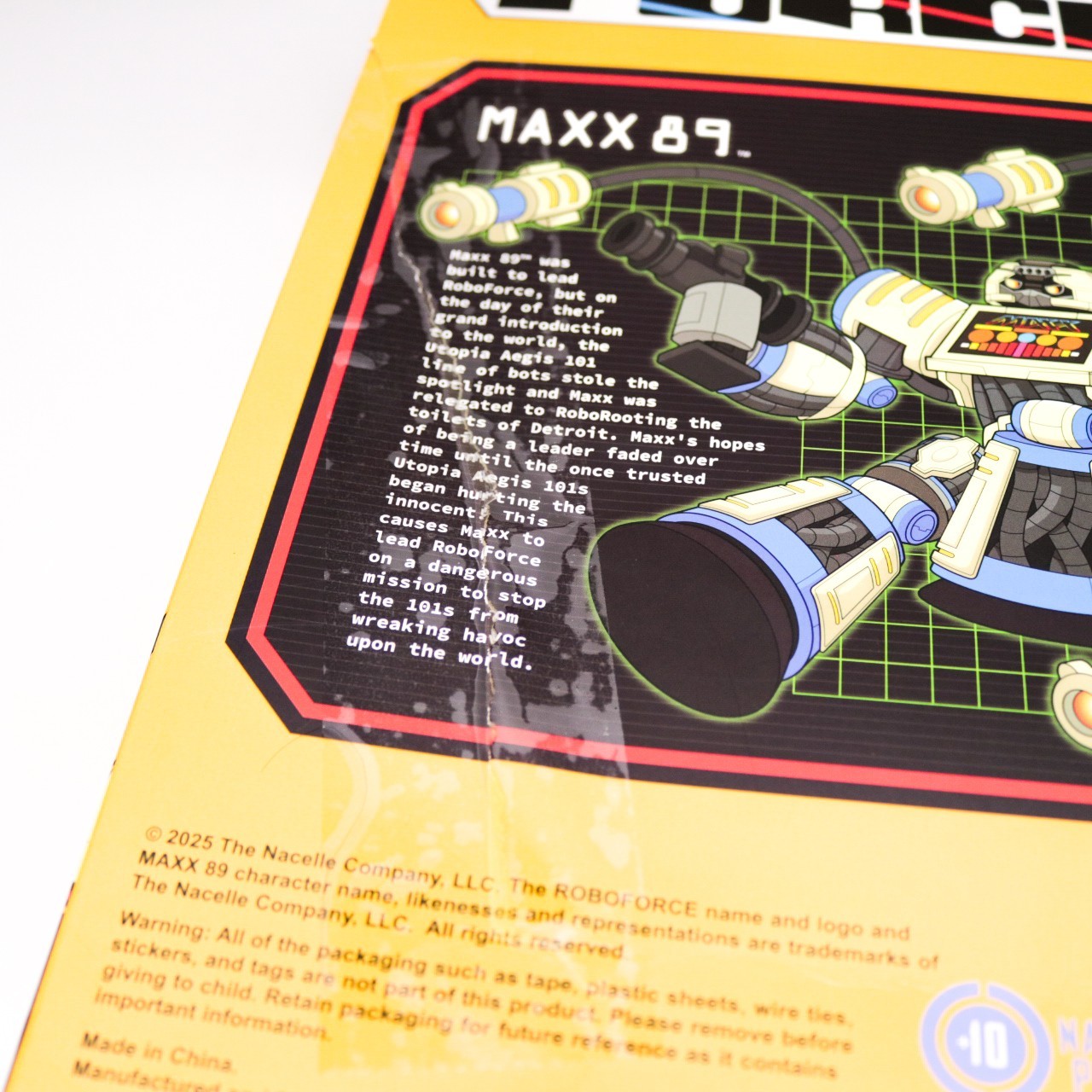 Robo Force 9&Prime; Action Figure « Maxx 89 » by Nacelle Ages 14+ * New See Description*