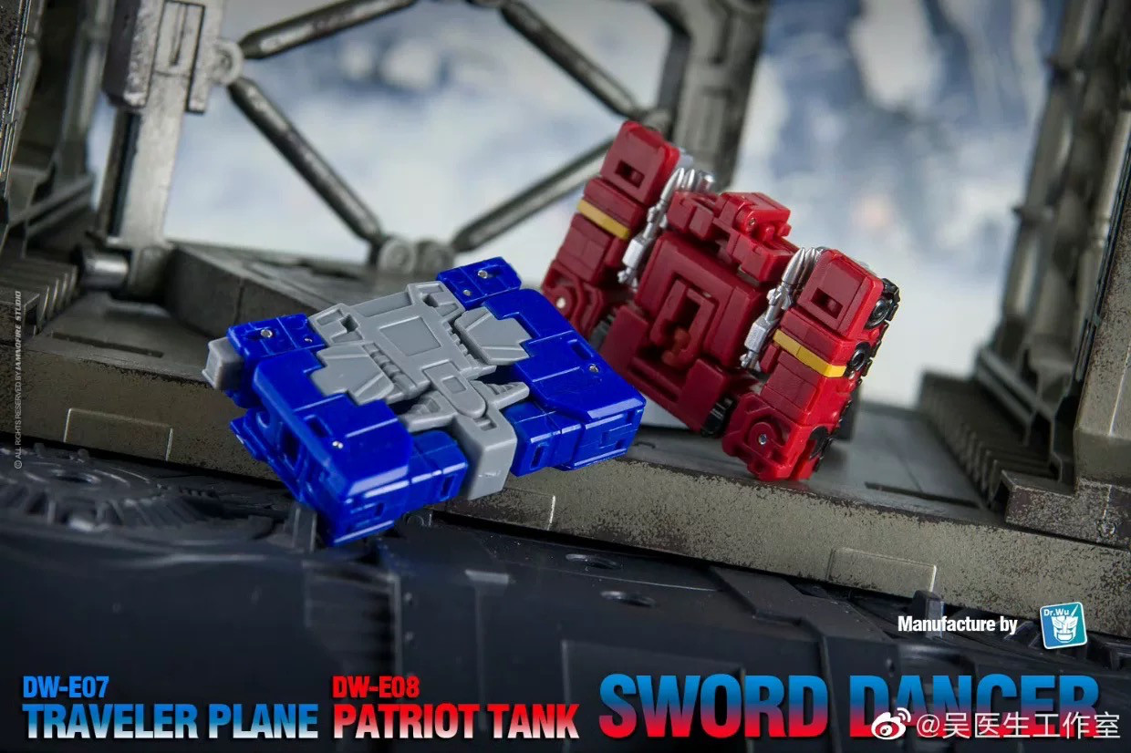 DR.WU DW-E07& E08 Toy Colour Ver. Sword Dancer in stock