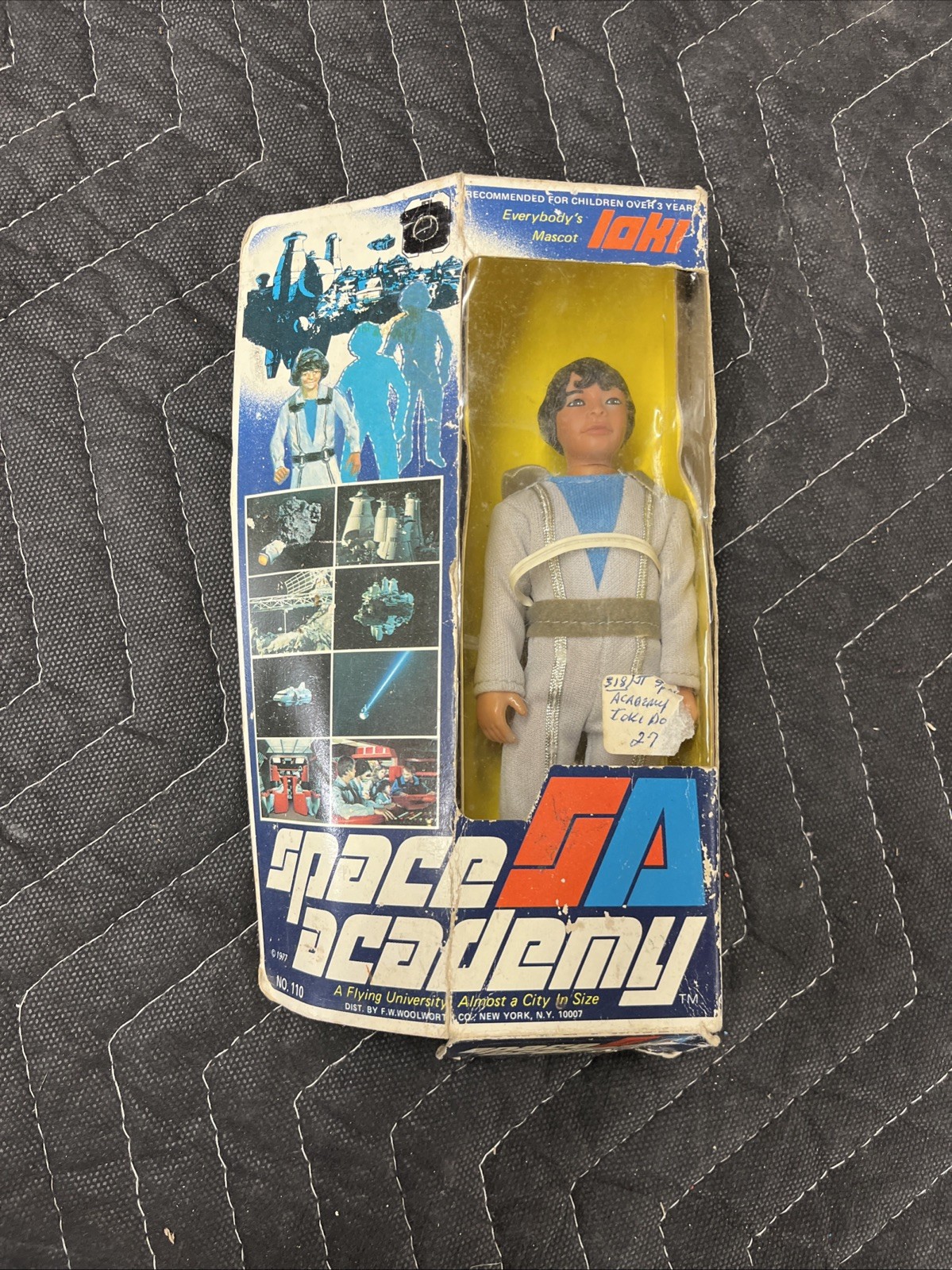 Space Academy Loki 6-1/2 Inch Action Figure in Box 1977 Hasbro Aviva Toy #110