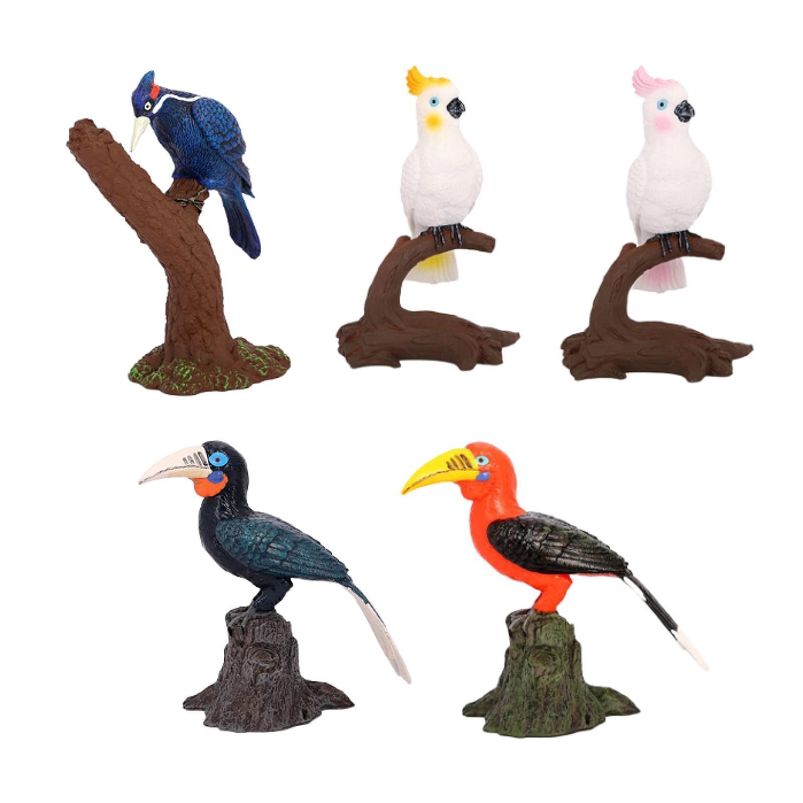 Bird Model Figure Realistic Table Centerpiece Ornament Realistic Bird Statue