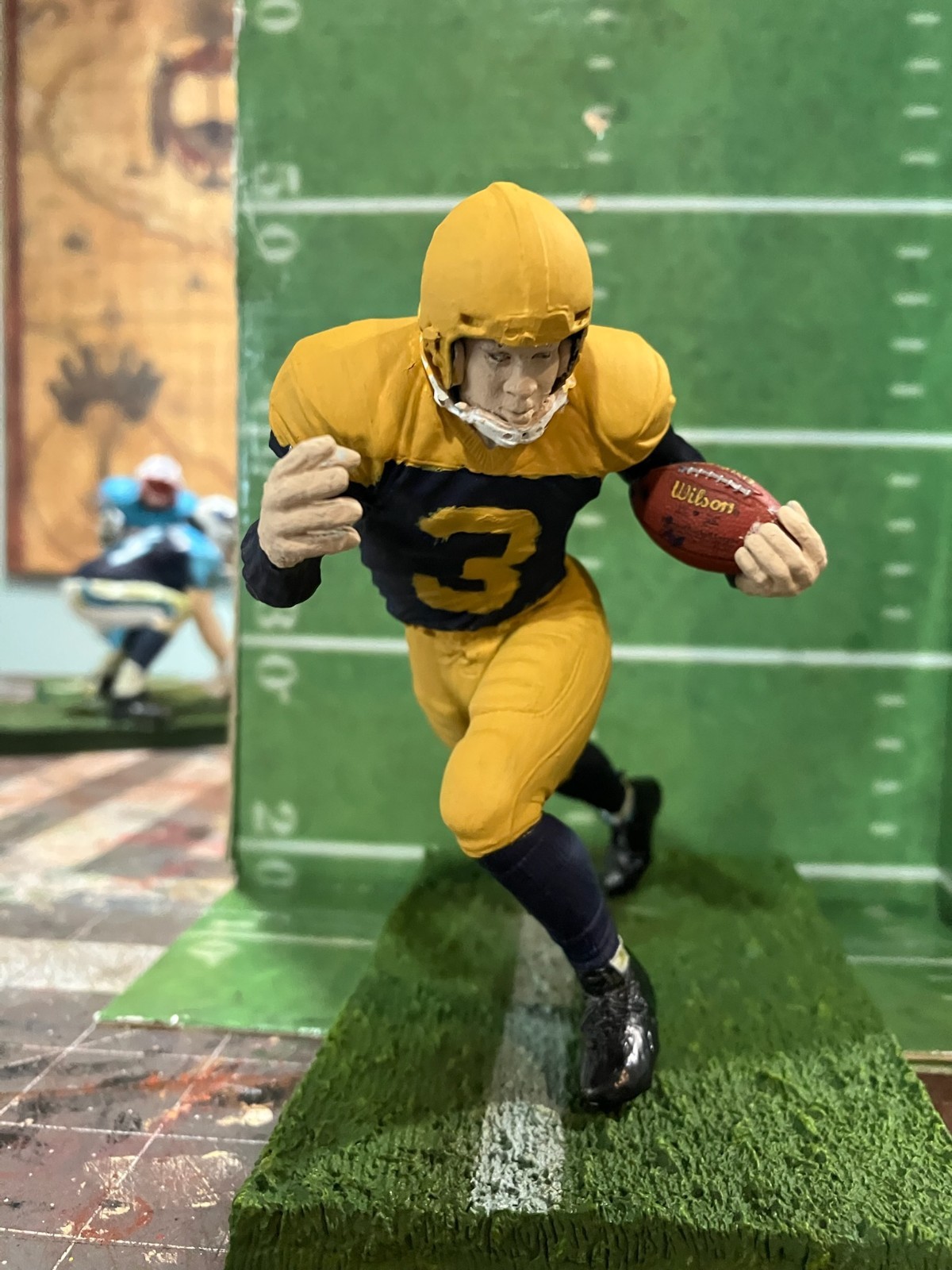 mcfarlane football figure custom GREEN BAY PACKERS TONY CANADEO 6&Prime;