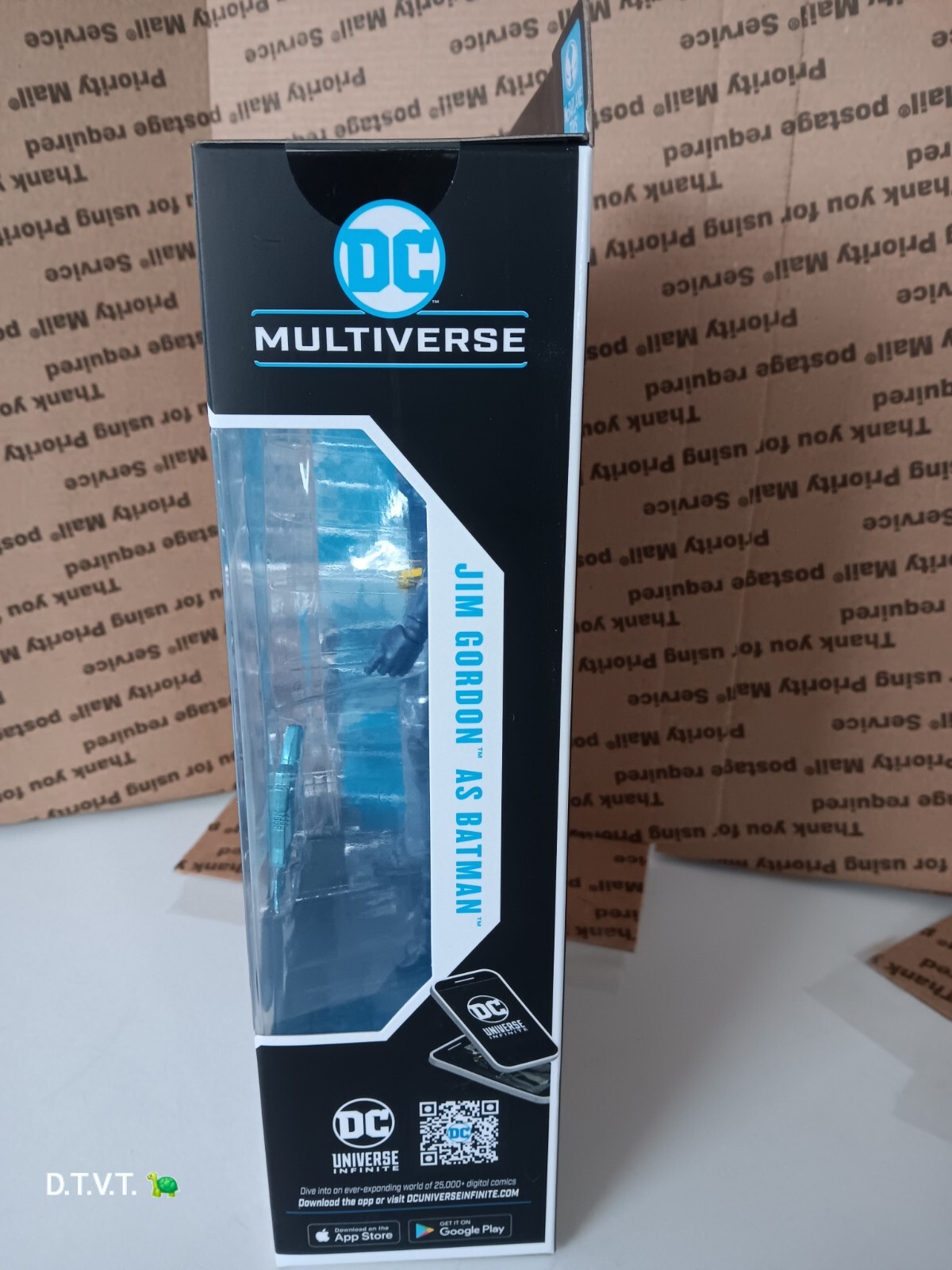 McFarlane DC Multiverse CHASE Platinum Edition Jim Gordon as Batman Figure MISB