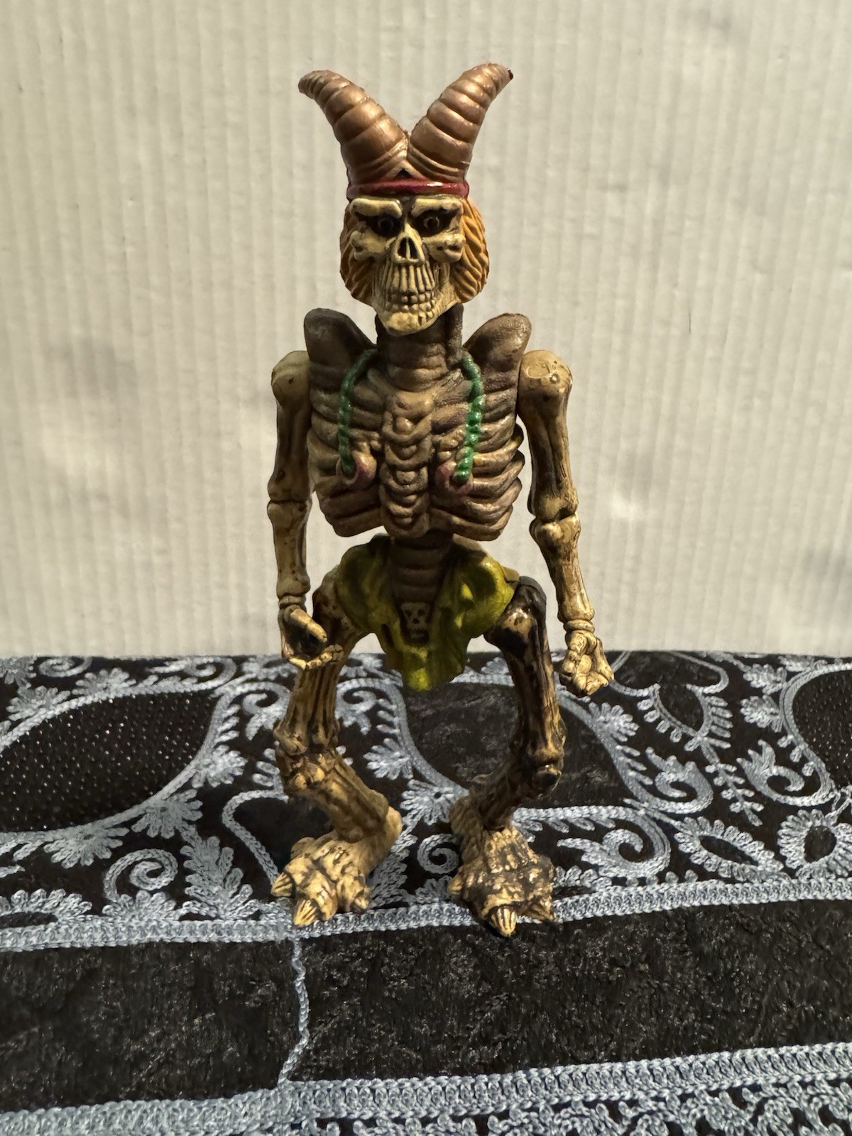 VINTAGE MANNIX SKELETON FIGHTER Action Figure MOTU KO Bootleg Undead Warrior