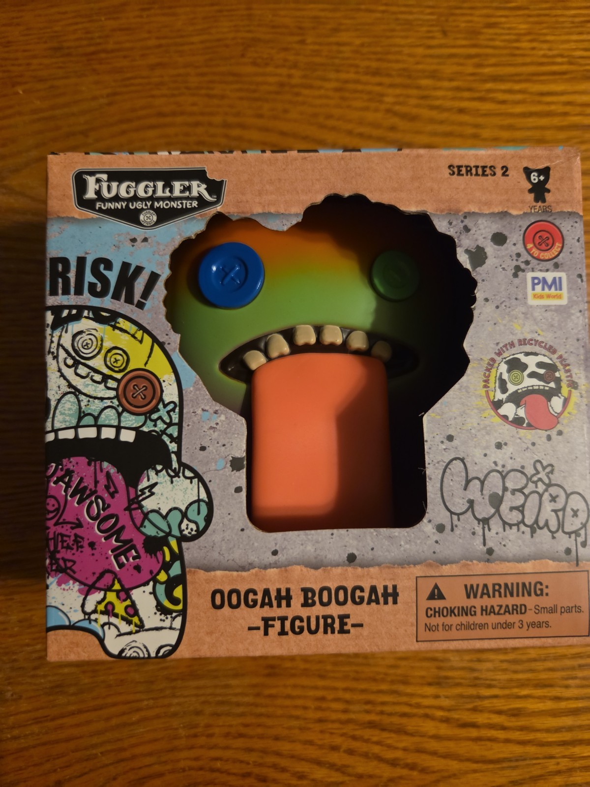 NEW Fuggler Funny Ugly Monster – Blue Oogah Boogah 4&Prime; Figure – Series 2