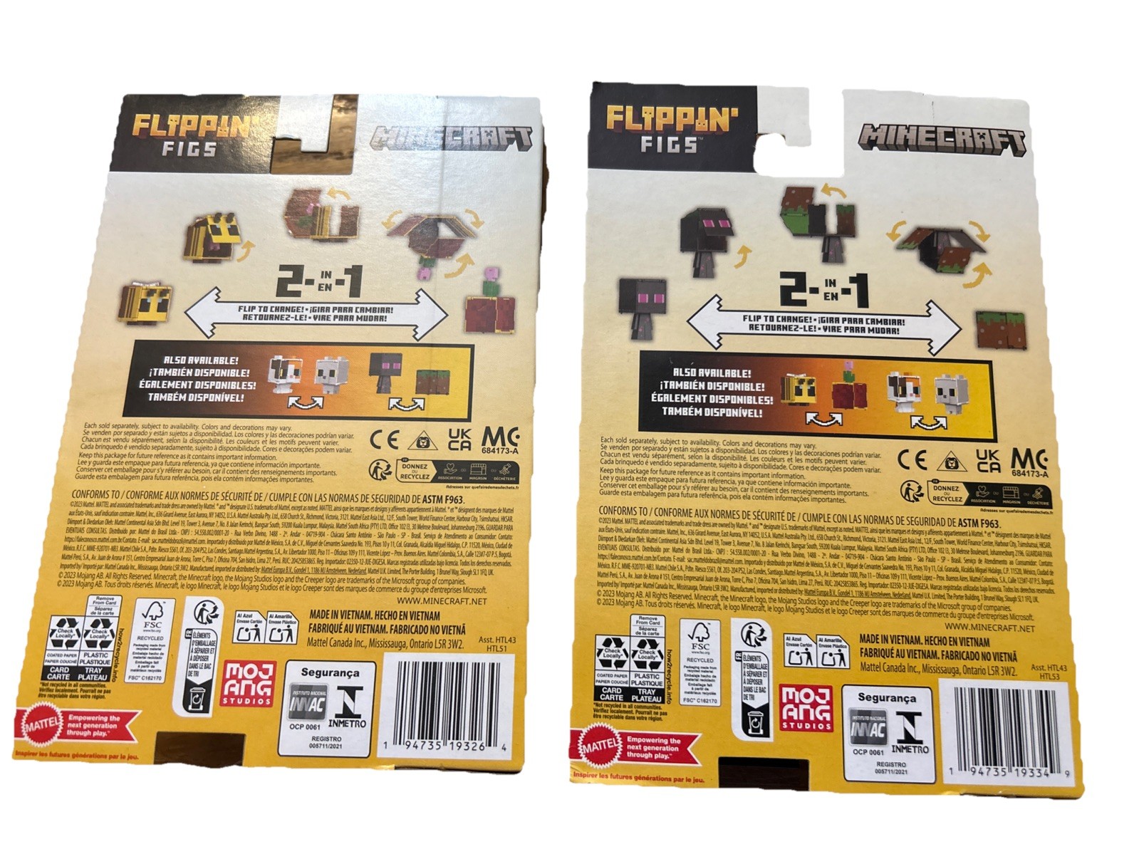 Minecraft Flippin&rsquo; Figs : New Sealed Boxes