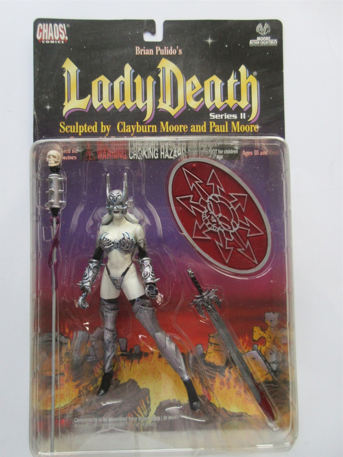 Moore Action Collectibles LADY DEATH Series II Figure 1999 Chaos Comics NEW