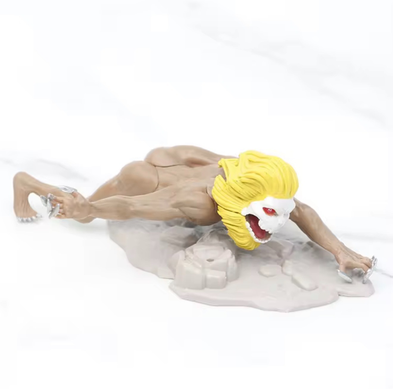 Attack on Titan 8PCS Action Figure Set Eren Yeager Armored Titan Anime 4-5in toy
