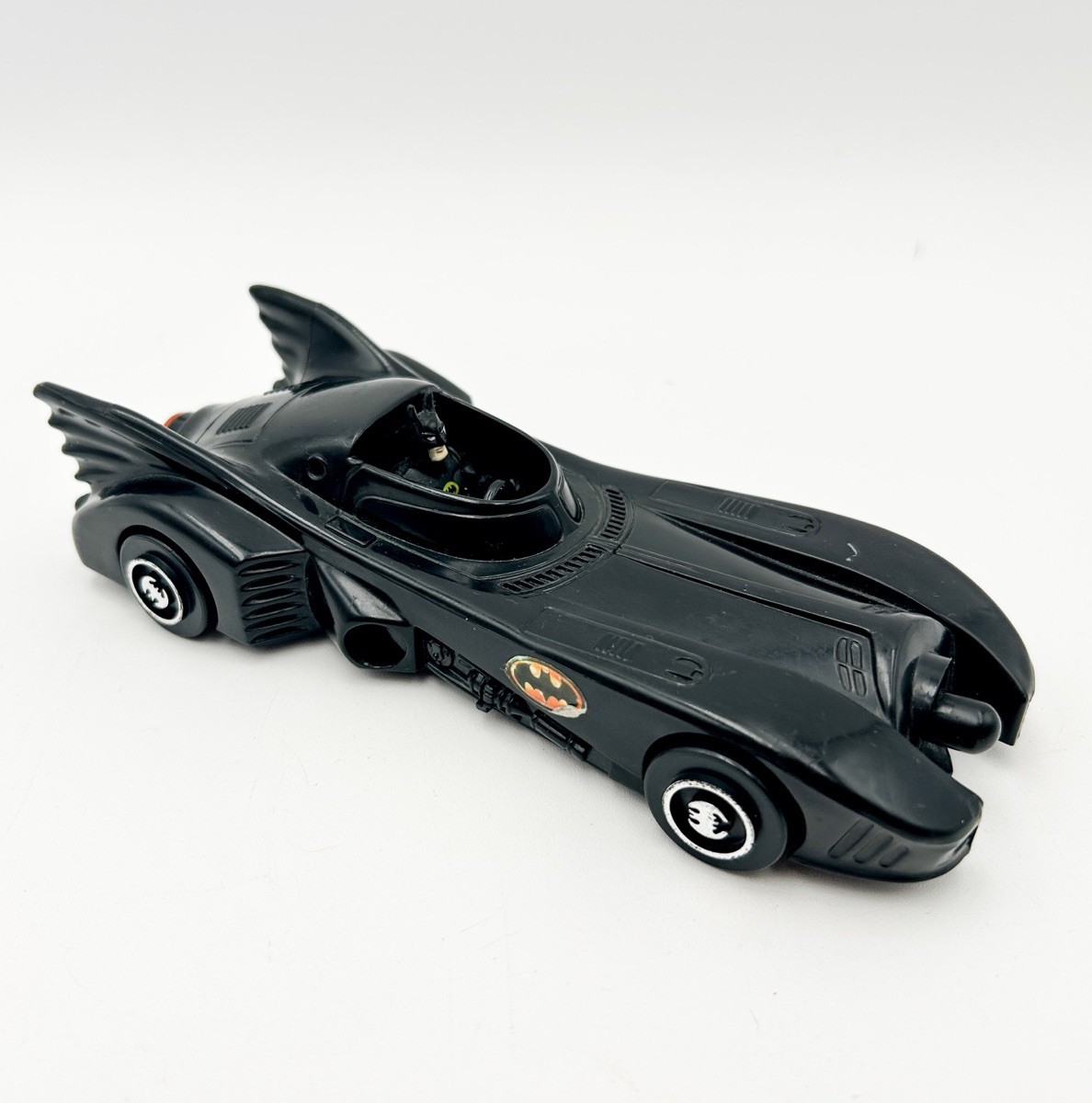 Vintage Batman 7&Prime; Batmobile Car 1989 Toy Biz Michael Keaton Bat Car