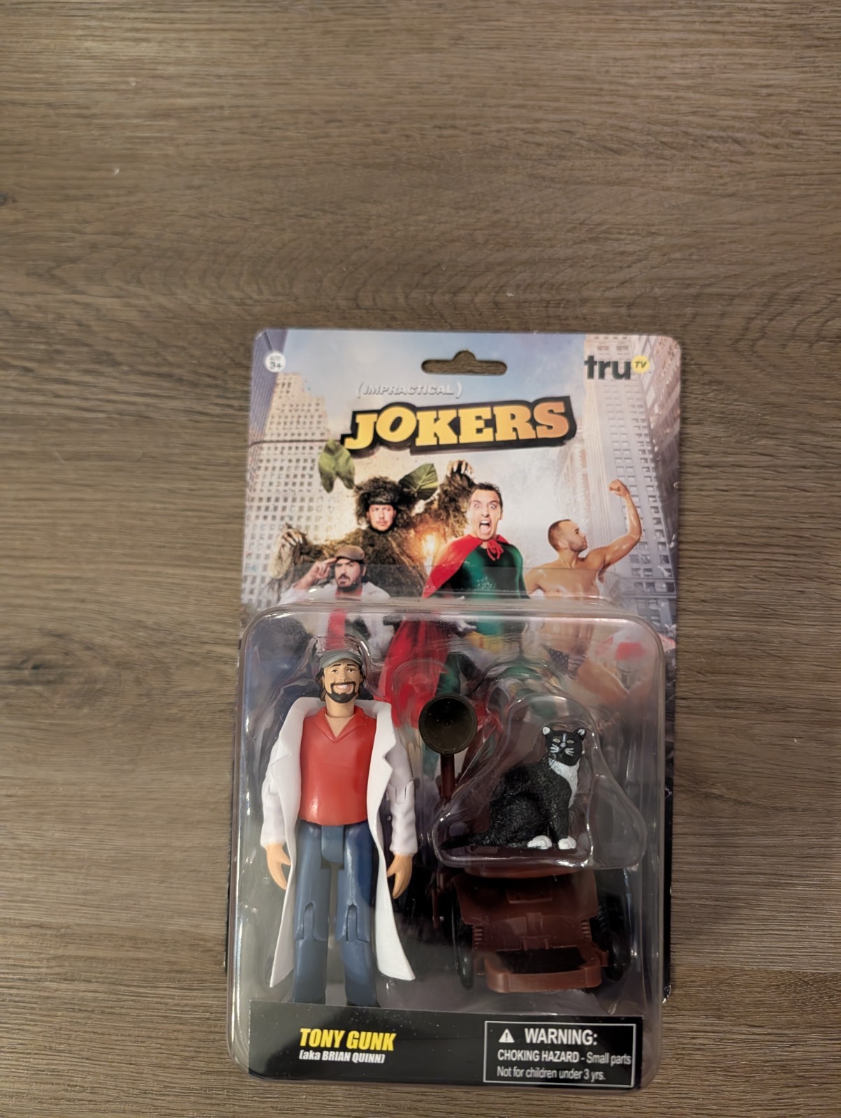 Impractical Jokers 4&Prime; Action Figure Brain Q, Joe, Sal, Mur Set Of 4 See All Pics