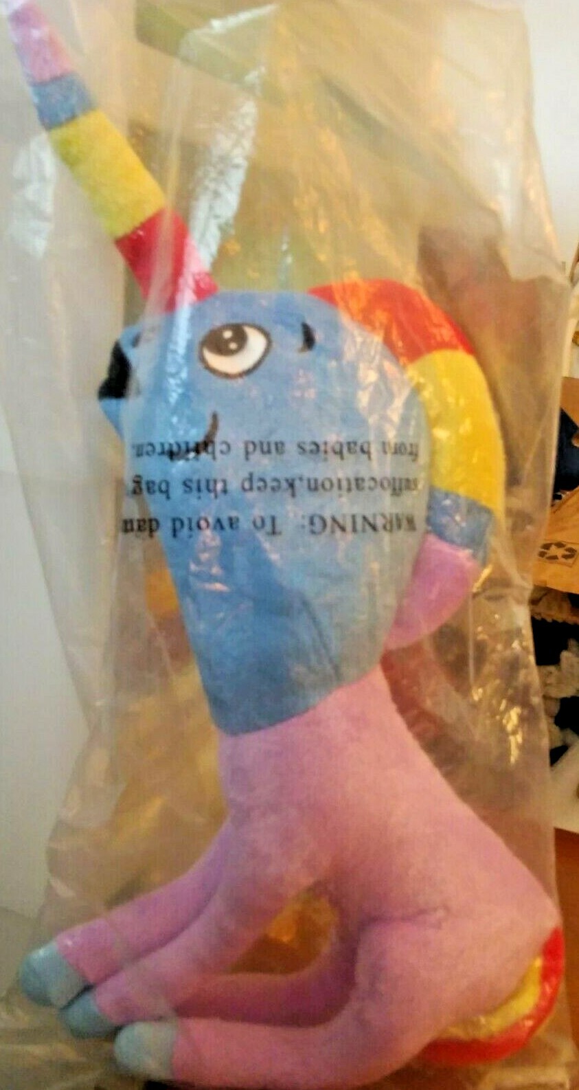 Narwhalicorns: (1) 5&Prime; Bendable Figure & (1) 13&Prime; Plush 1/2 Narwhal & Unicorn OTWT