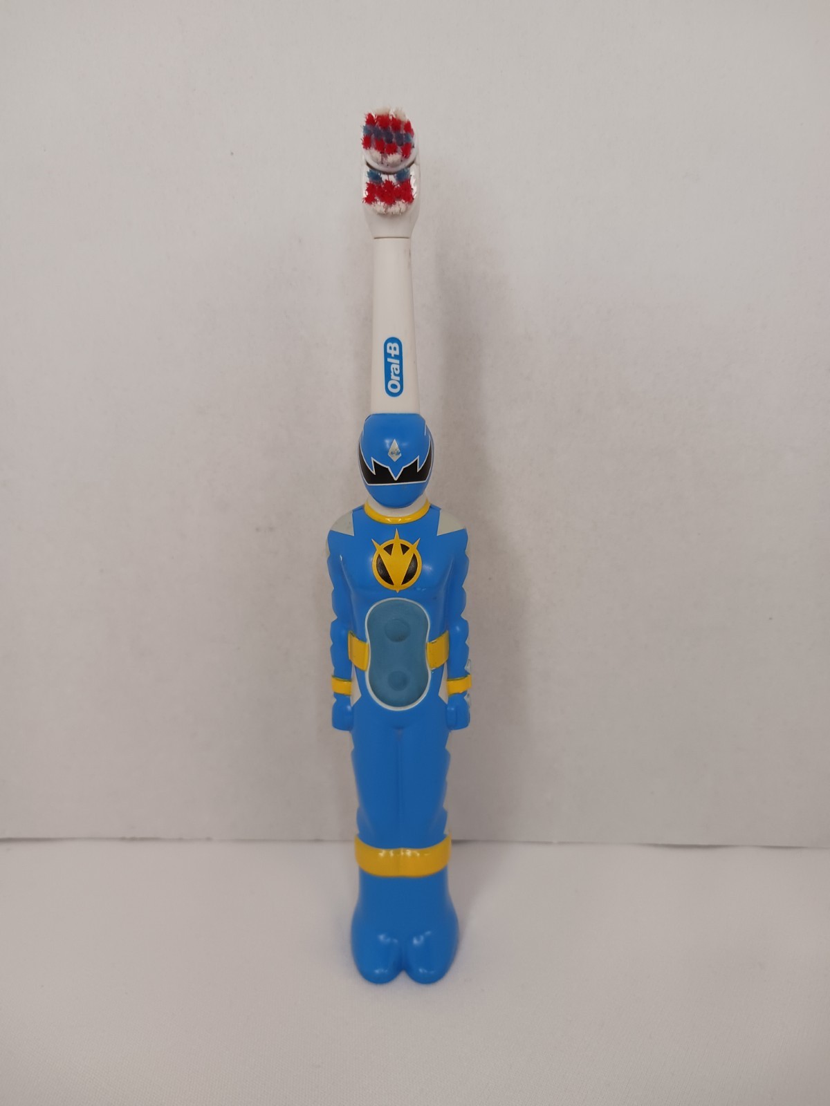 POWER RANGERS Blue RANGER BATTERY OPERATED TOOTHBRUSH ORAL B Vintage