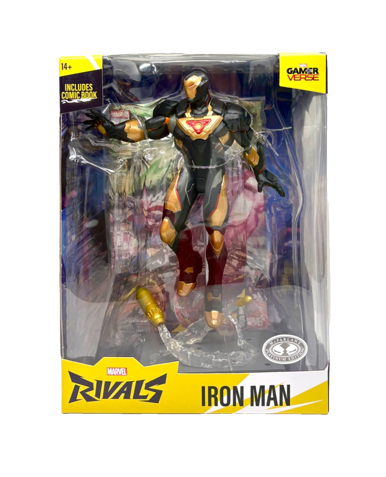 McFarlane Toys Marvel Rivals Iron Man 1:6 Statue PLATINUM EDITION CHASE NIB